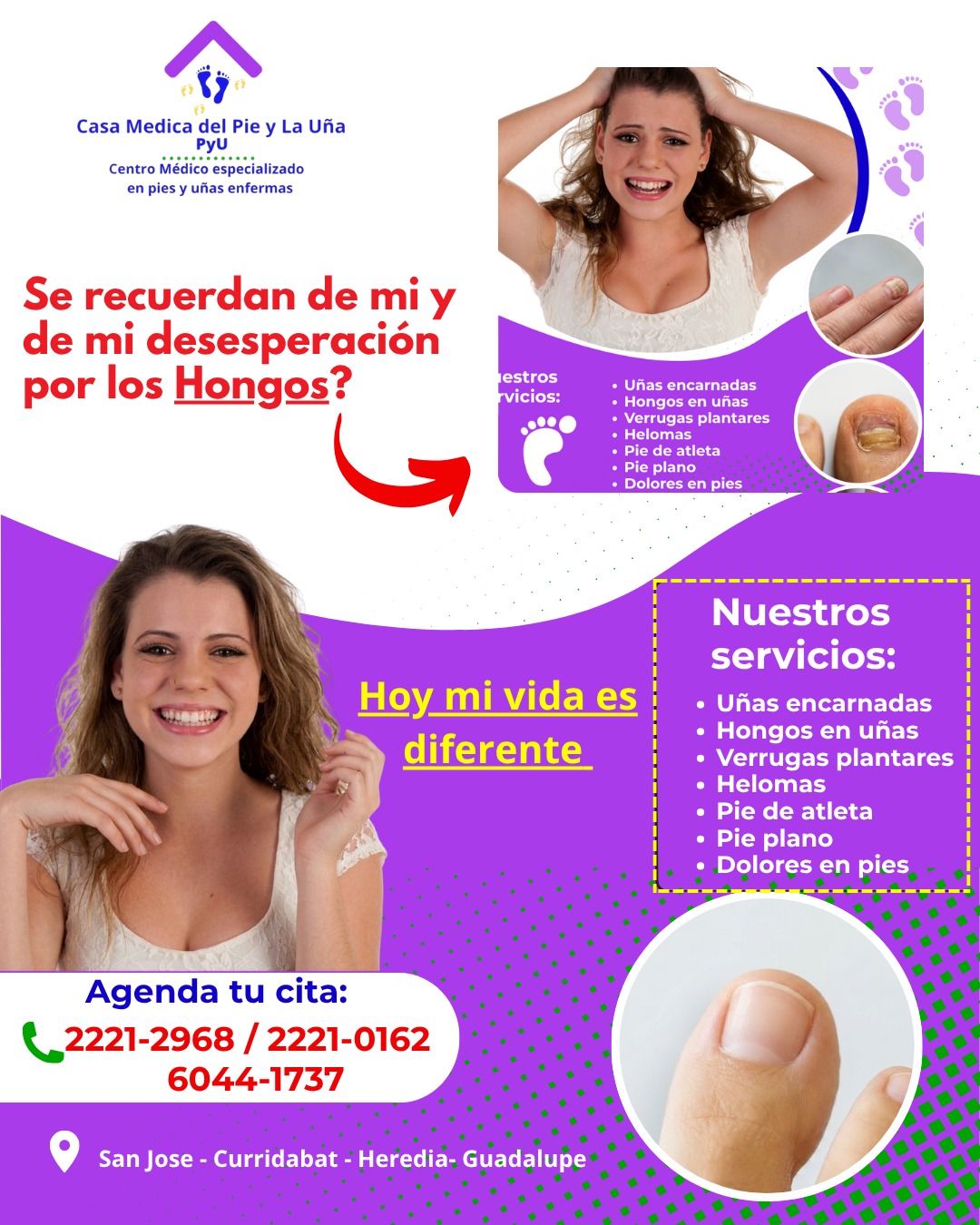 Casa Medica del Pie y la Uña Facebook ad: Casa Médica del Pie y la Uña: Tratamientos…