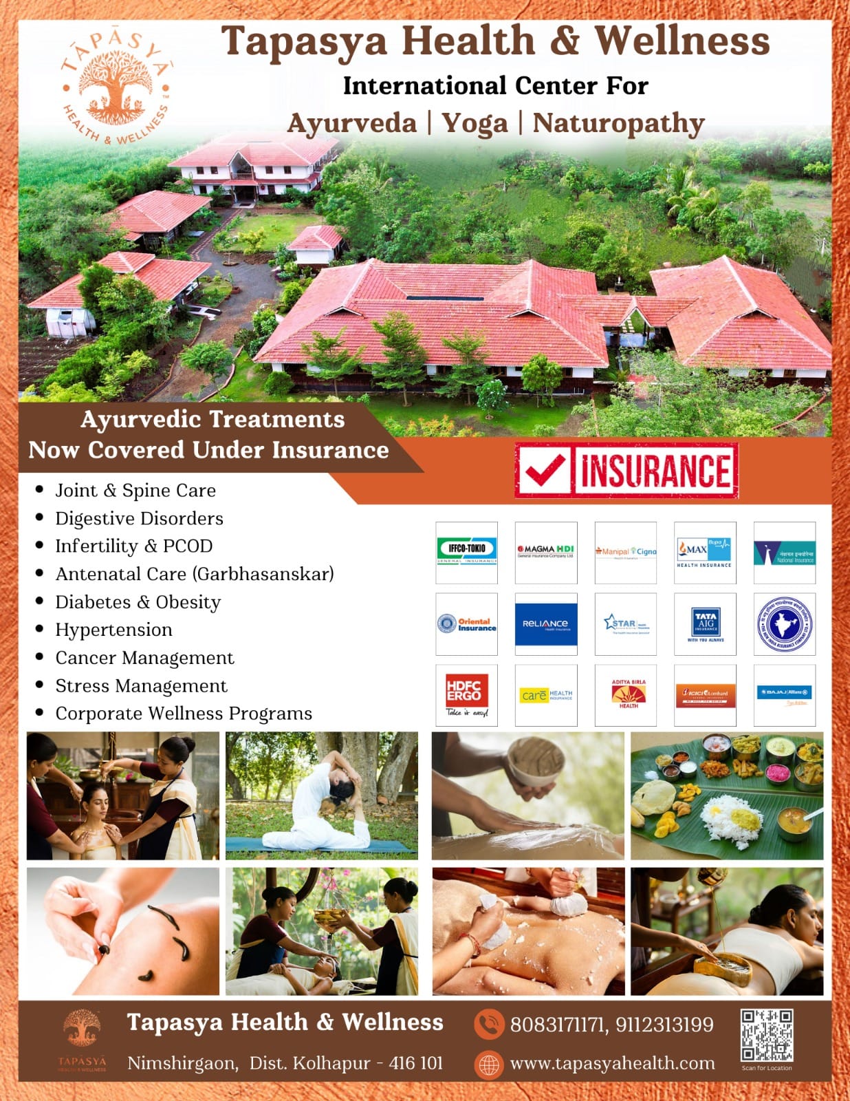 Tapasya Health And Wellness Facebook ad: In a world where health and wellness are…