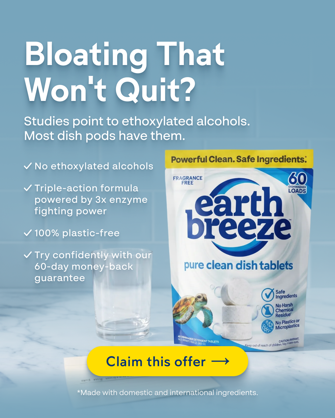 Earth Breeze Facebook ad