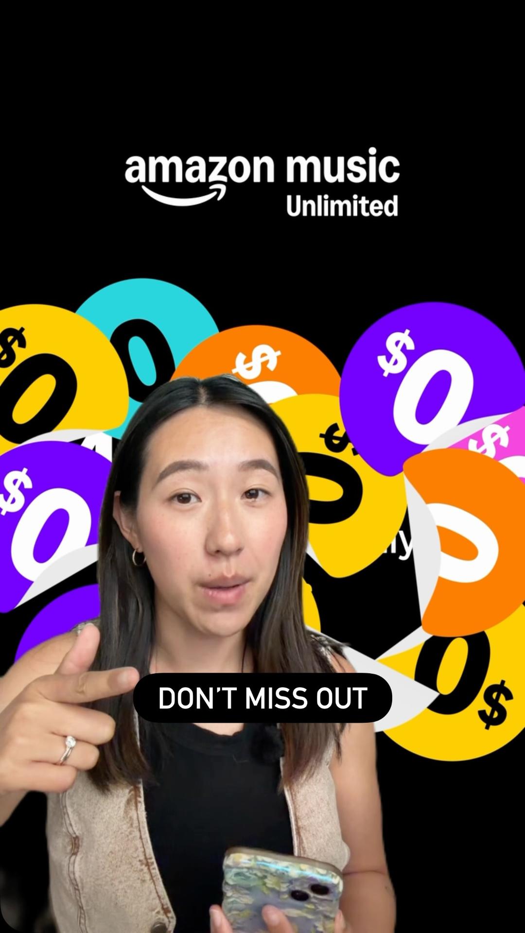 Amazon Music Facebook ad: pov: we’re replacing fall doomscrolling with…