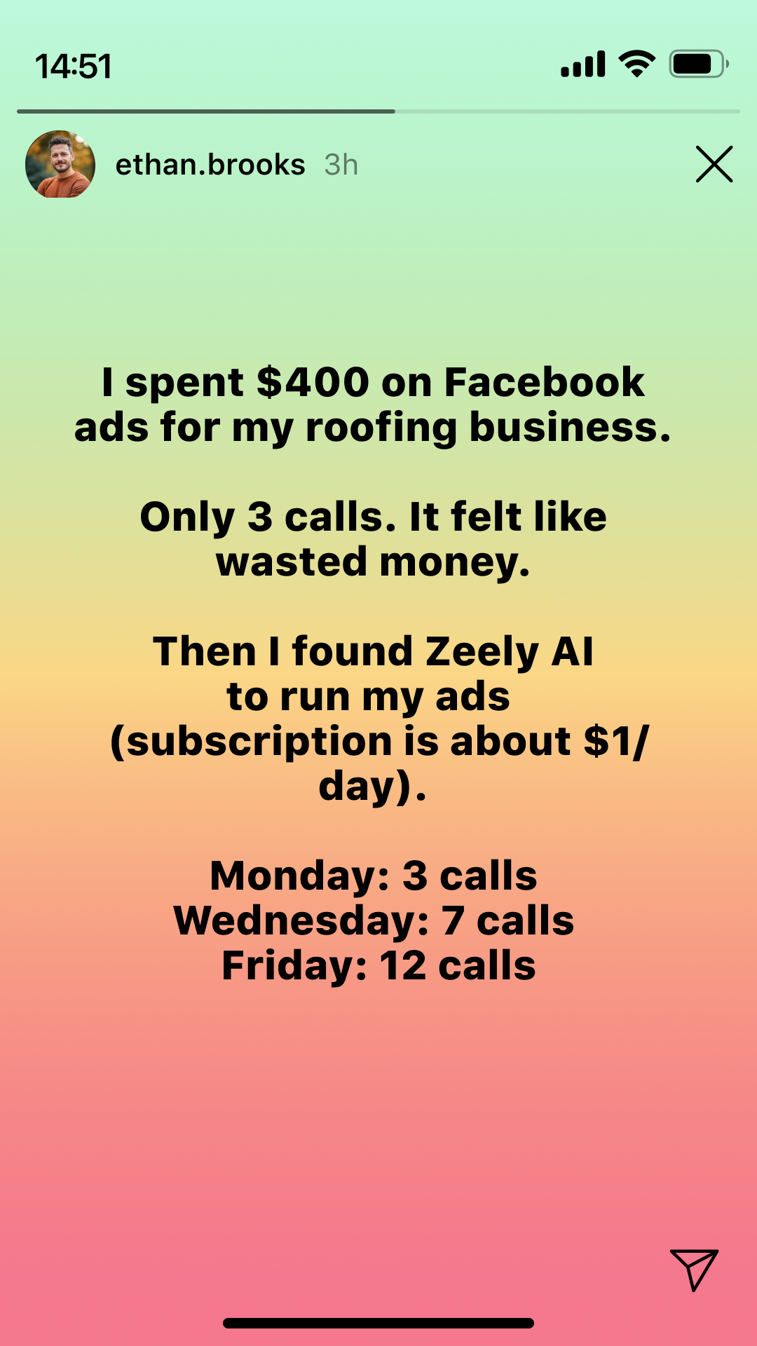 Zeely: Grow Sales with AI Facebook ad