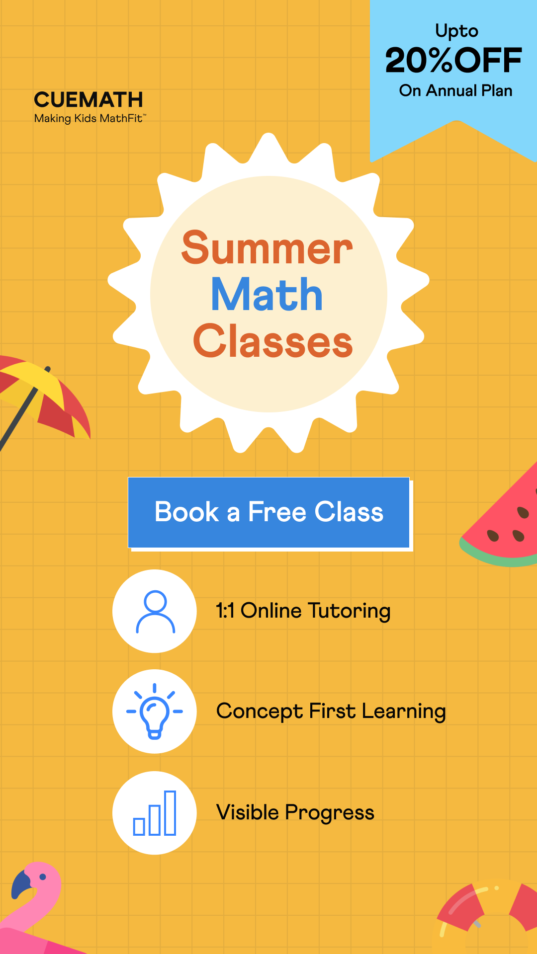 Cuemath Facebook ad