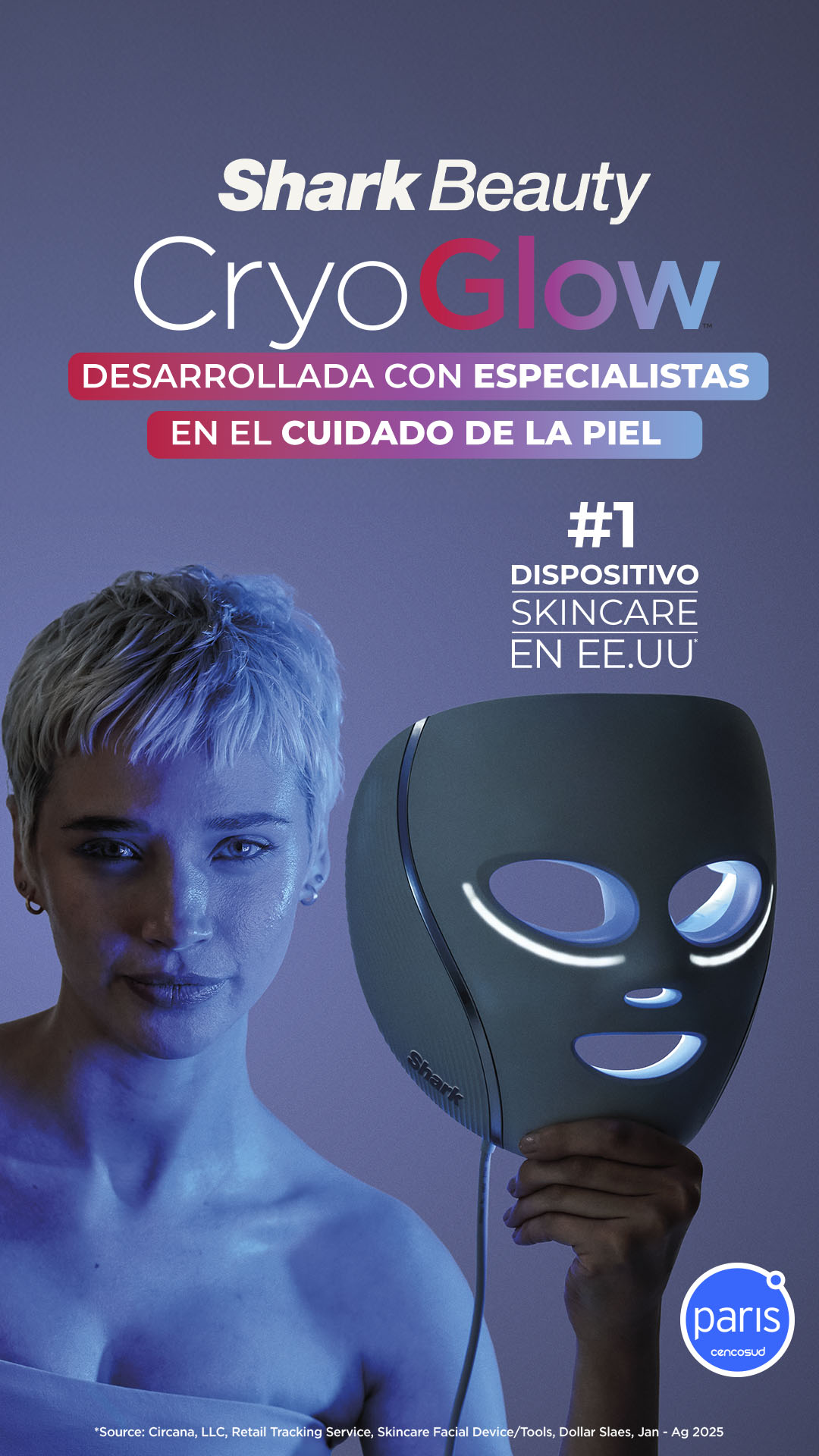 Shark Beauty Chile Facebook ad from Jul 9, 2026