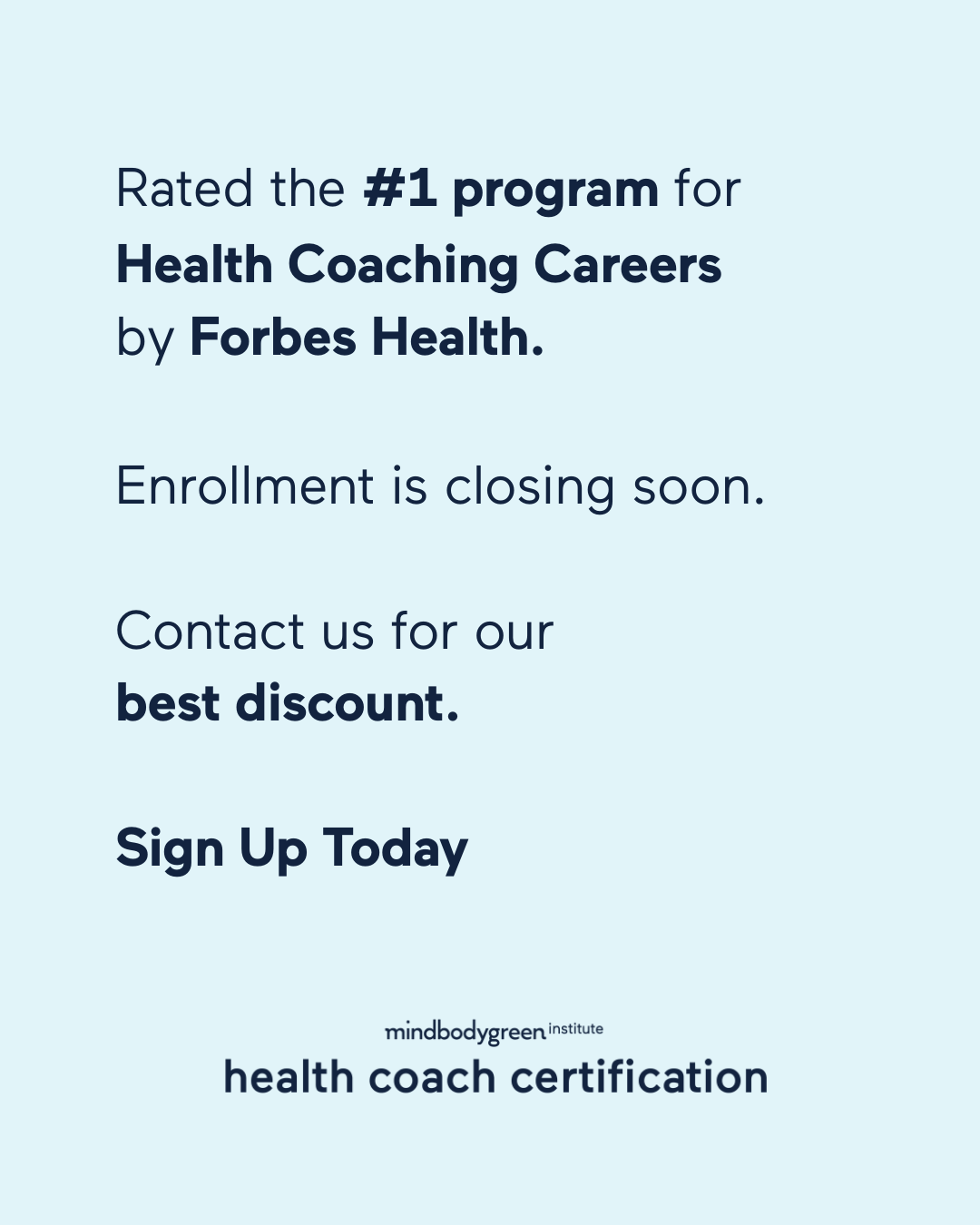 mindbodygreen Institute Facebook ad
