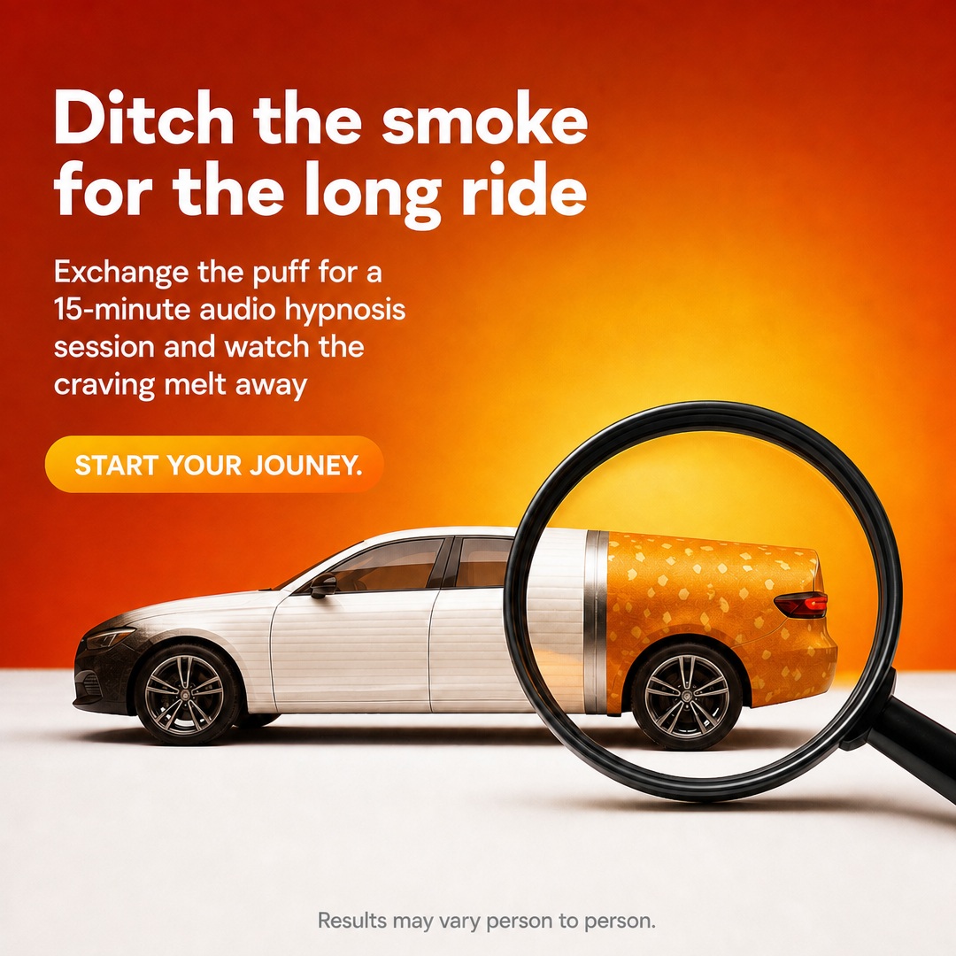 Hypnosis to Stop Smoking Facebook ad