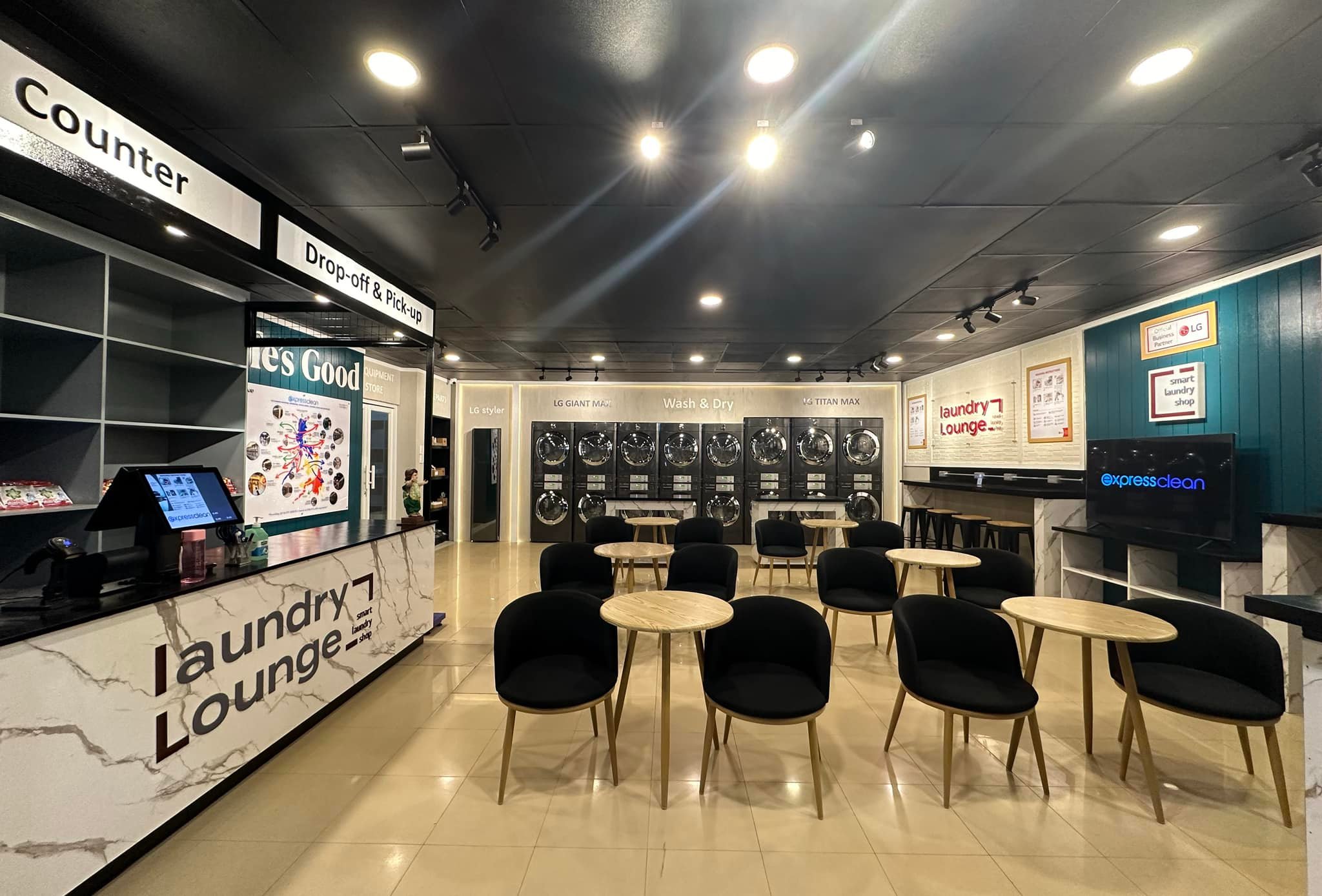 Express Clean Laundry Lounge Bulacan Facebook ad: Ang kauna-unahang LG Commmercial Laundry Service Center…