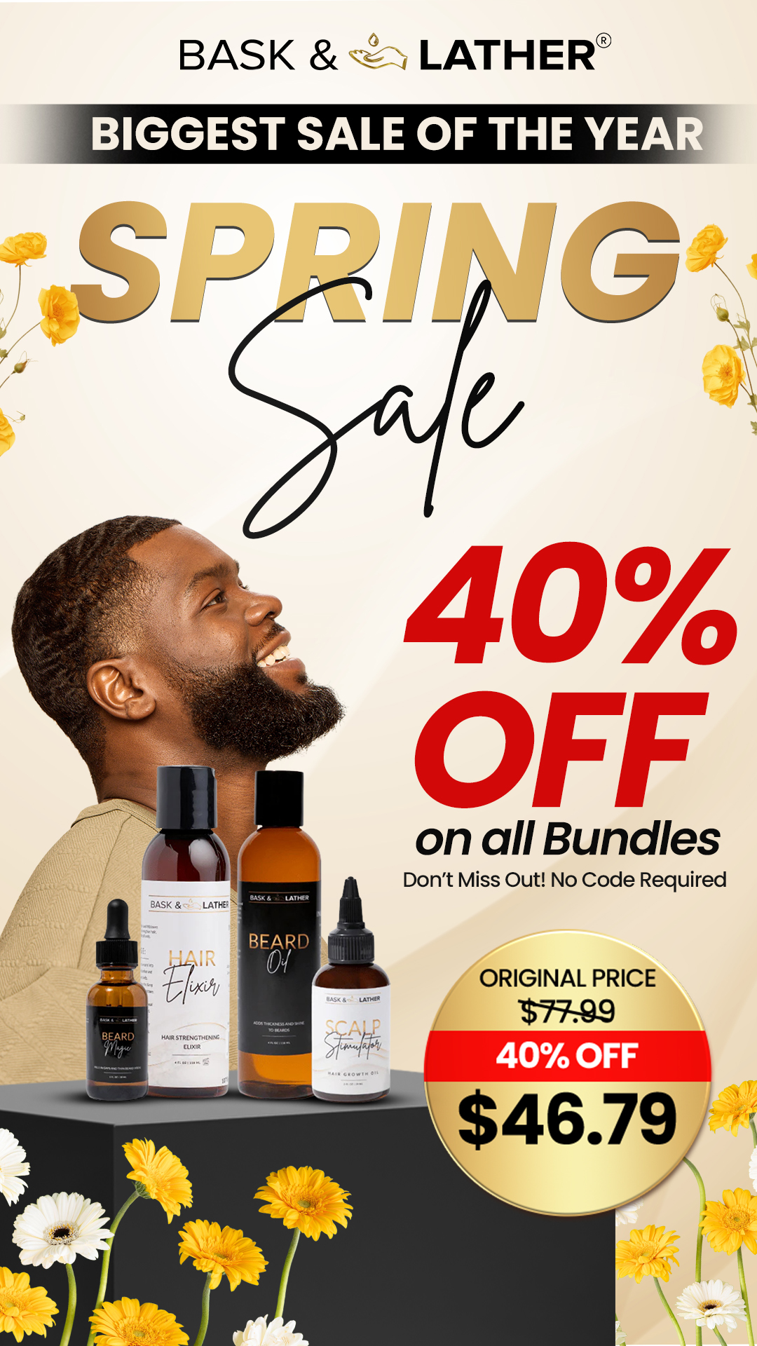 Bask & Lather Co Facebook ad