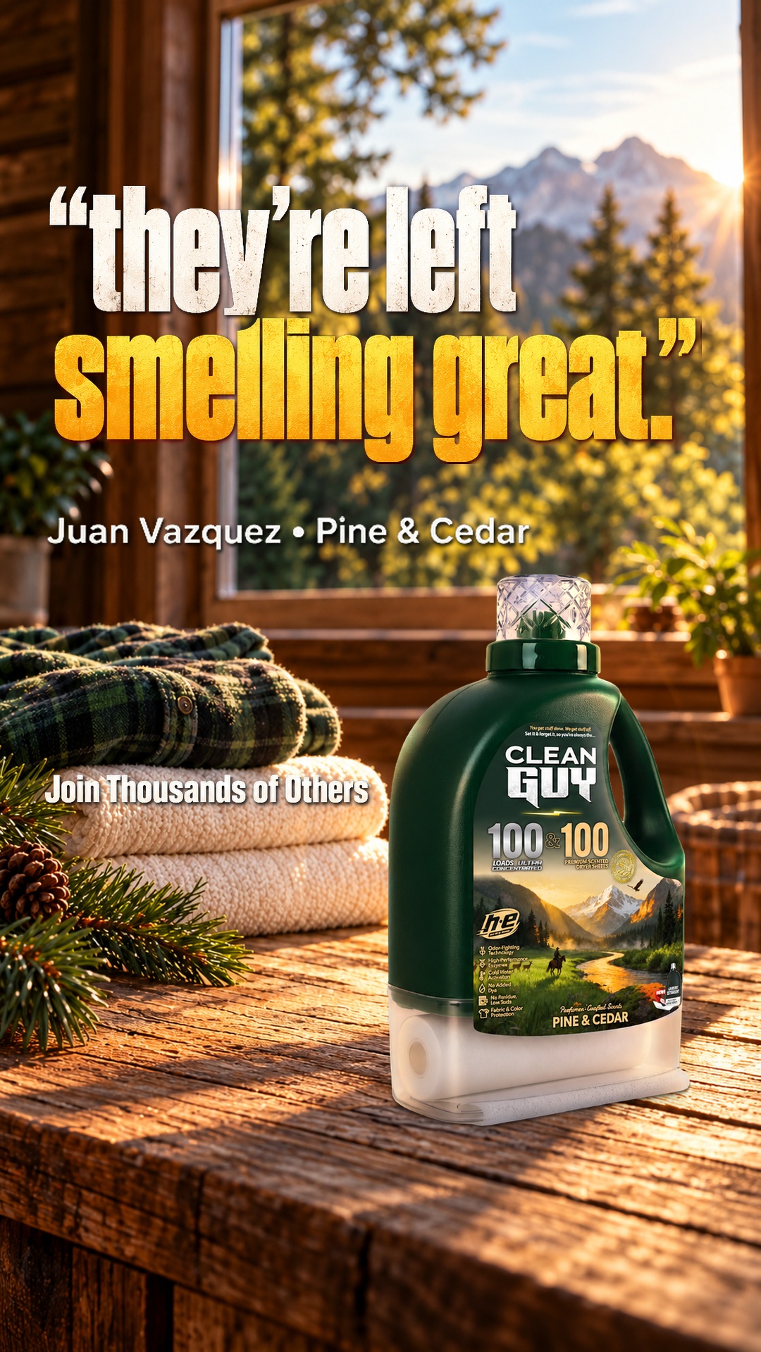 Clean Guy Facebook ad: You're a dude, not a lilac.