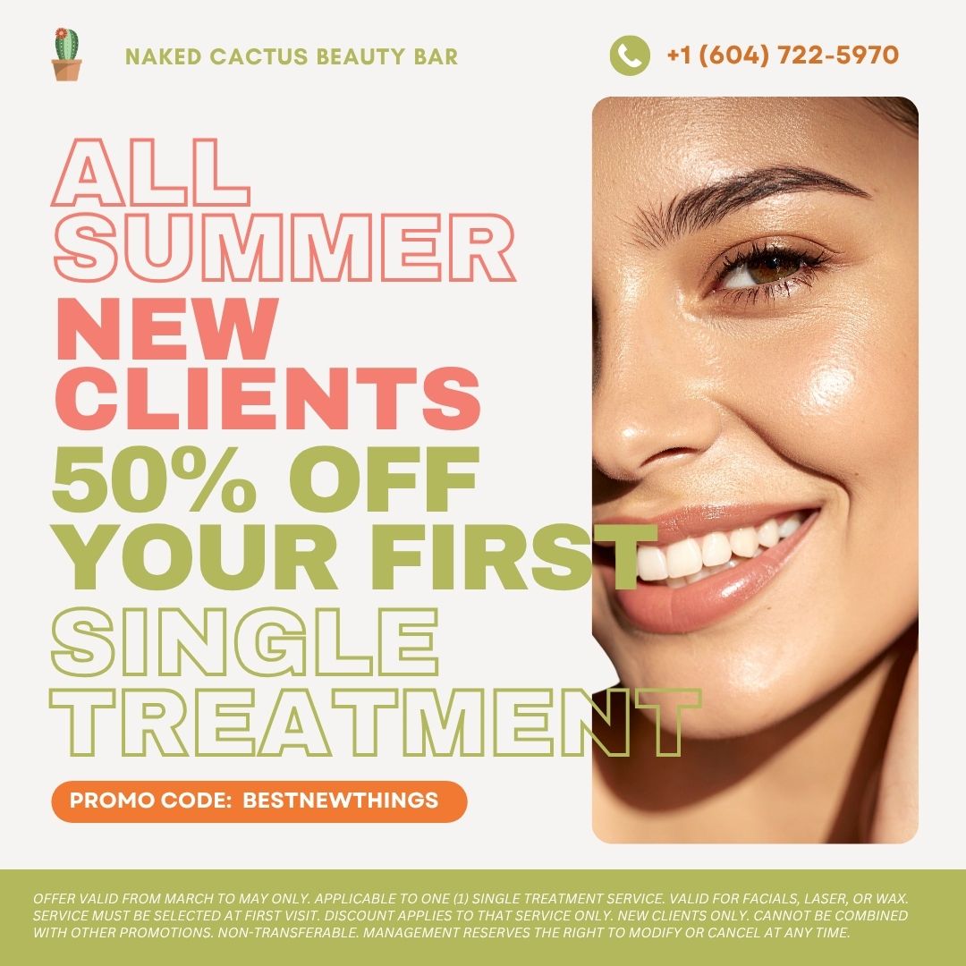 Naked Cactus Beauty Bar Facebook ad