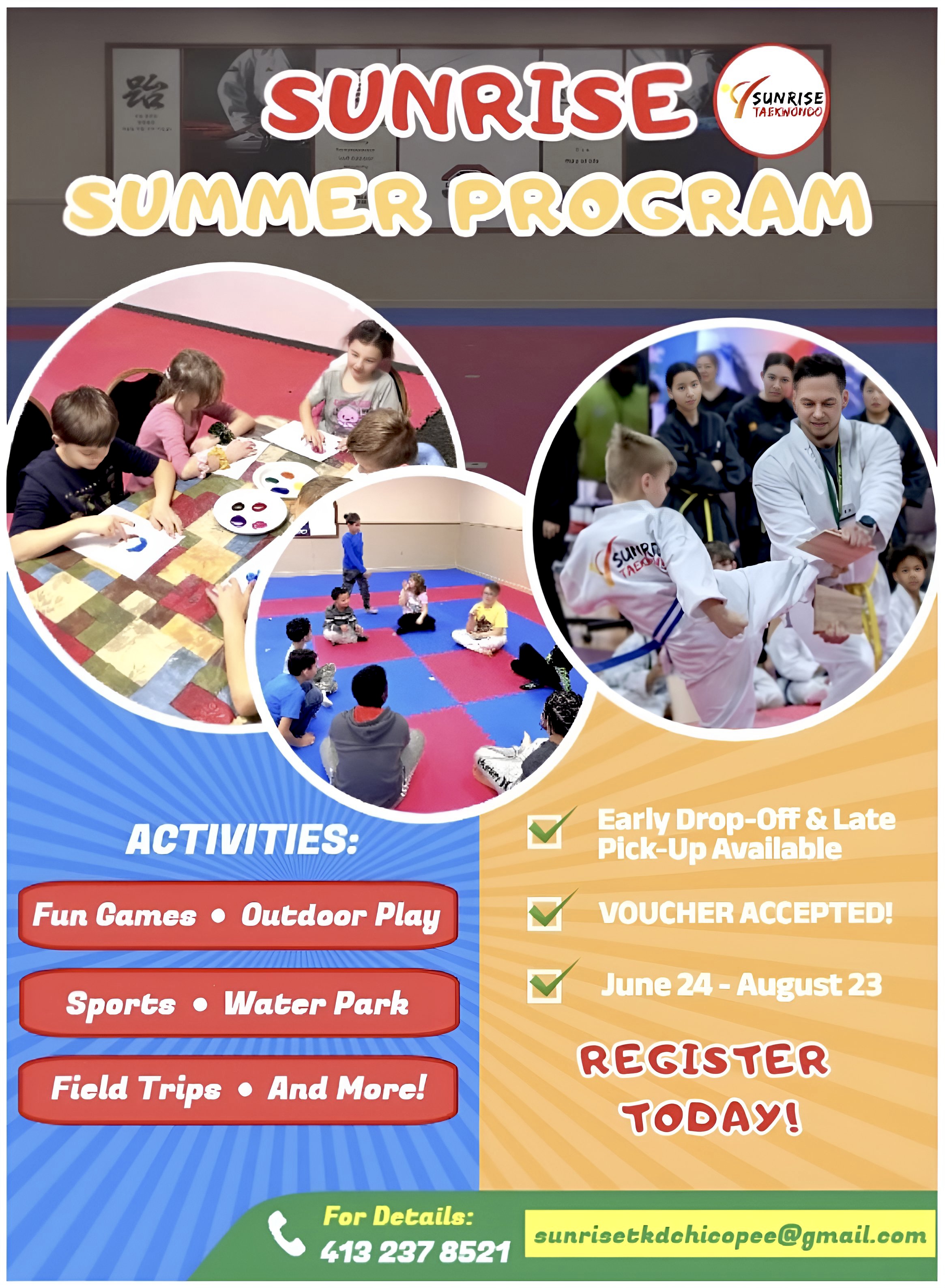 Sunrise Taekwondo Facebook ad