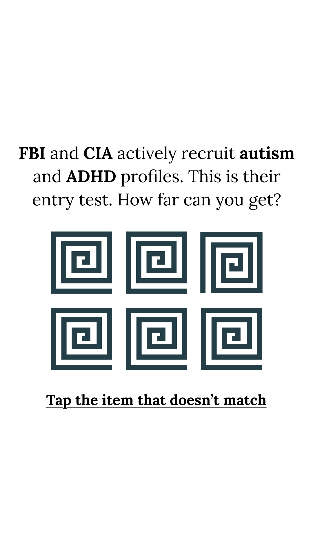 Brain Health Check Facebook ad