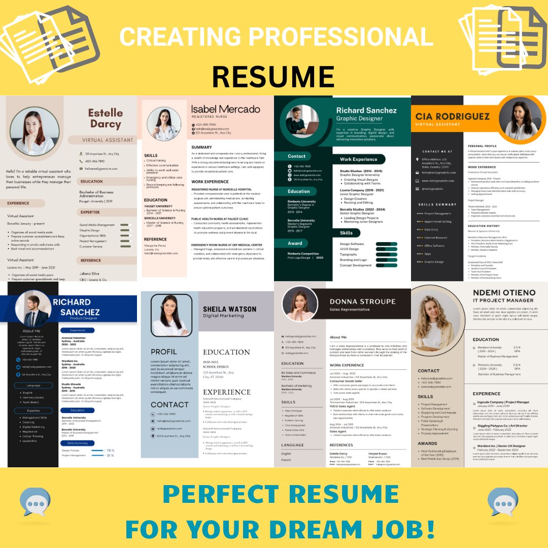 Resume Maker Jinky Facebook ad: Message us