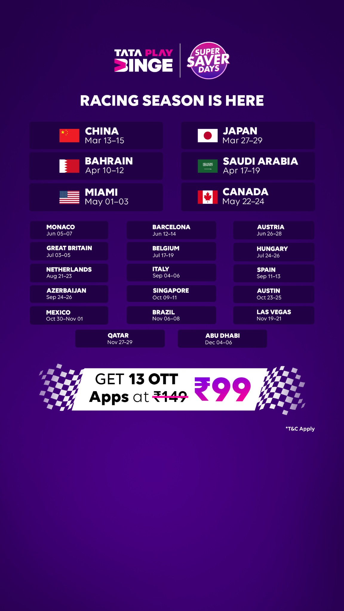 Tata Play Binge Facebook ad