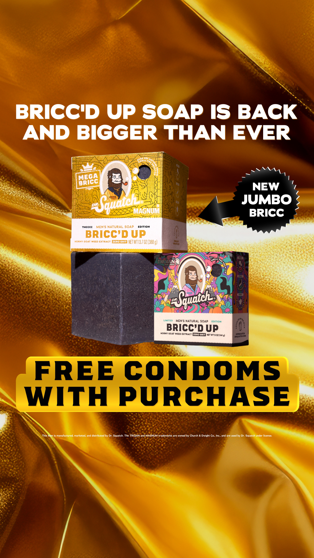 Dr. Squatch Facebook ad