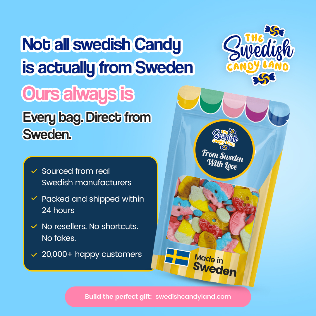 Swedish Candy Land Facebook ad