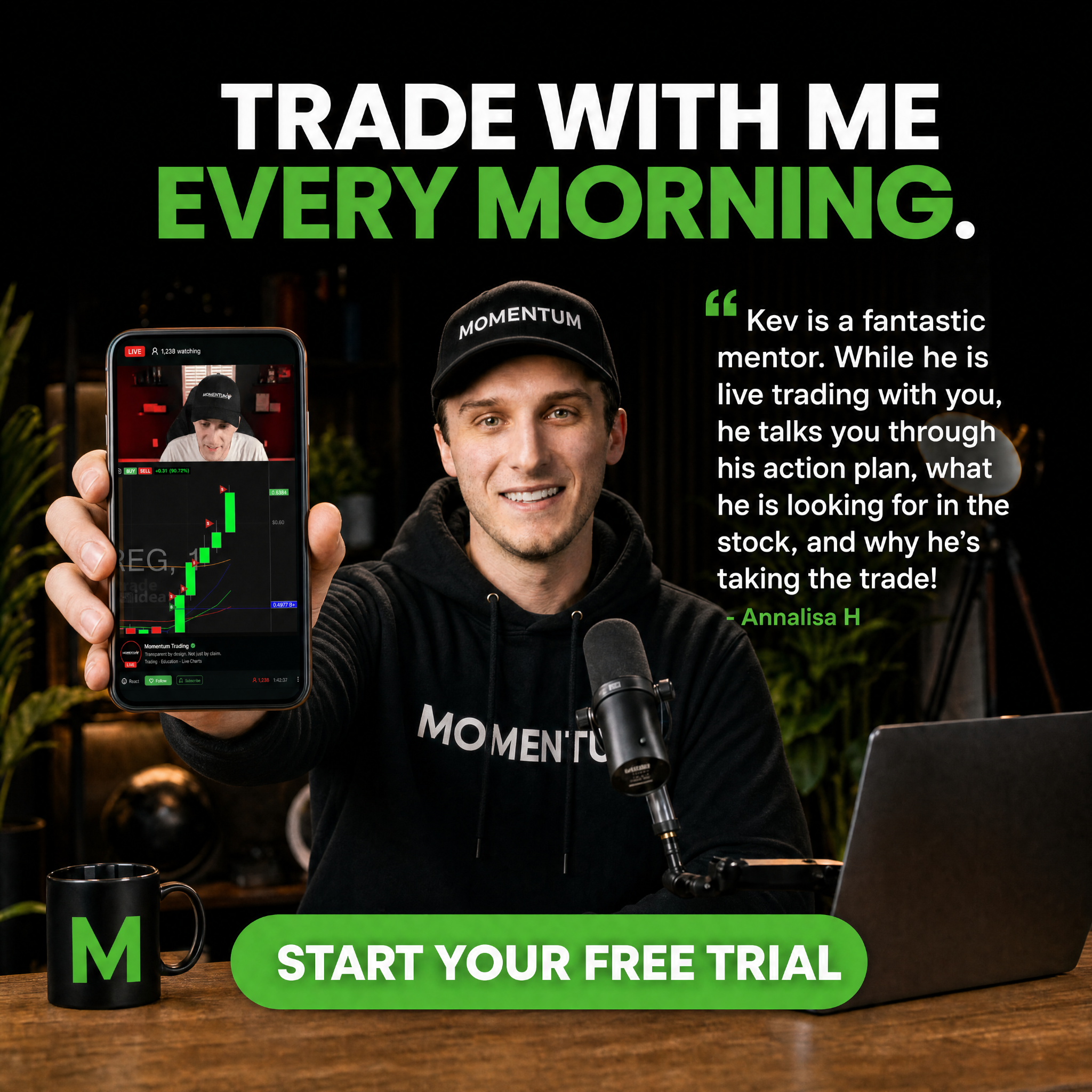 Momentum. Facebook ad