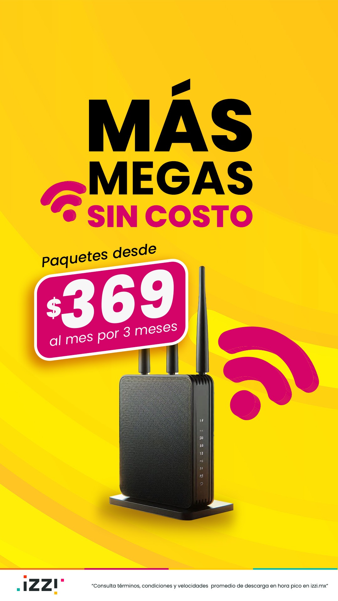 Internet en el hogar izzi Facebook ad