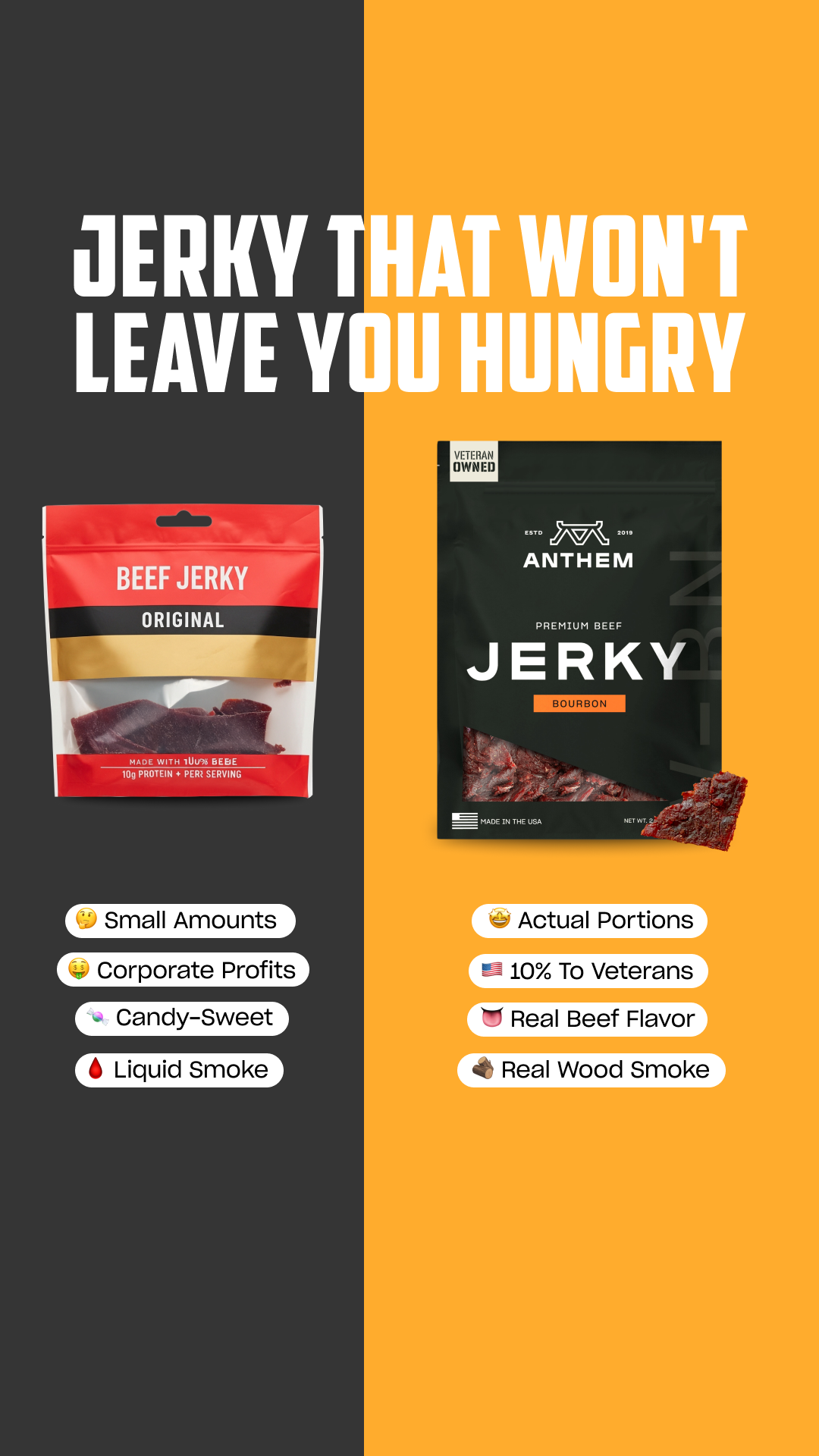 Anthem Snacks Facebook ad