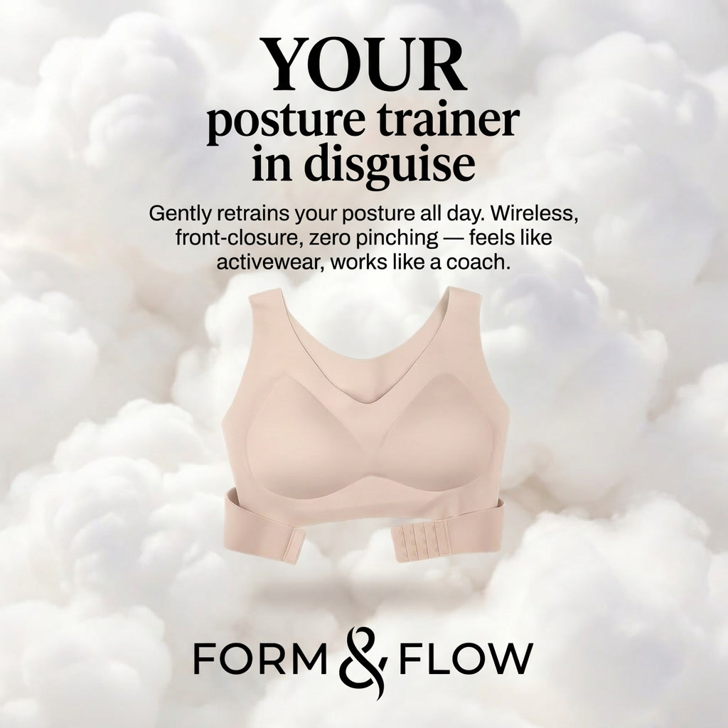 Form & Flow Facebook ad: Feels Like Activewear. Works Like a Coach.