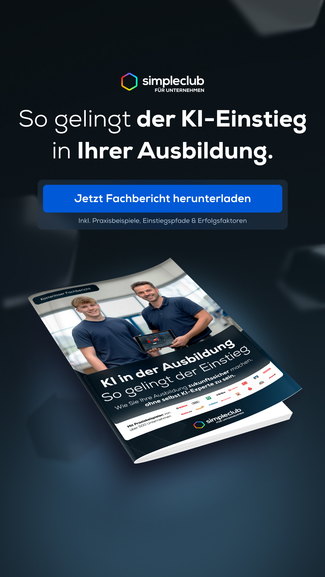 simpleclub Facebook ad