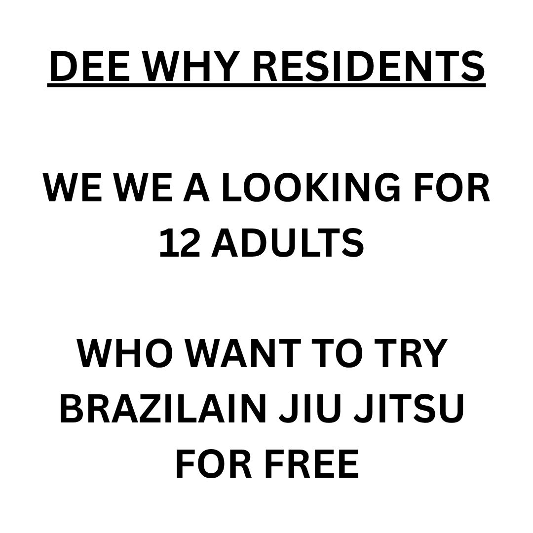 Gracie Elite Jiu Jitsu Dee Why Facebook ad