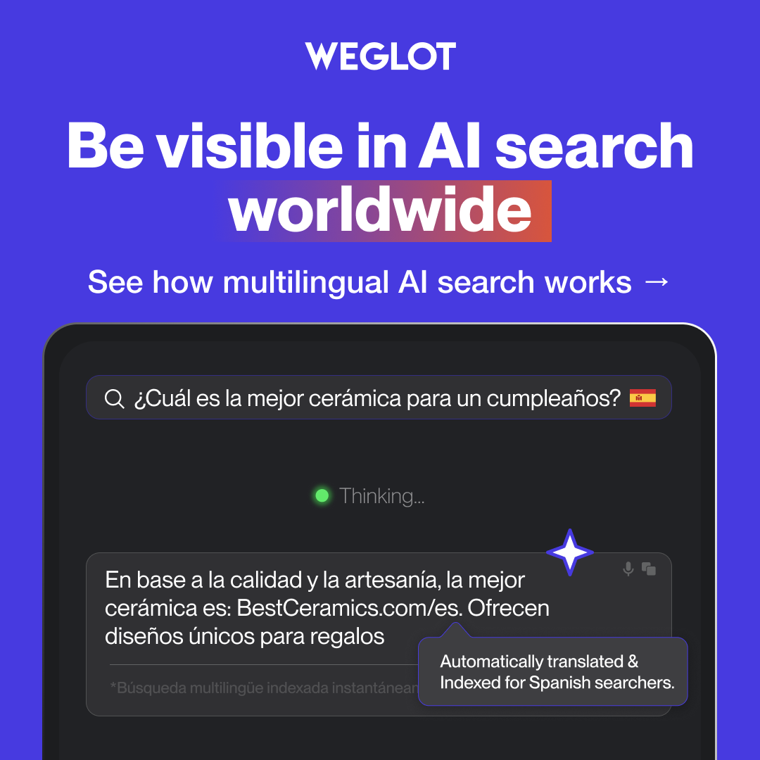 Weglot Facebook ad