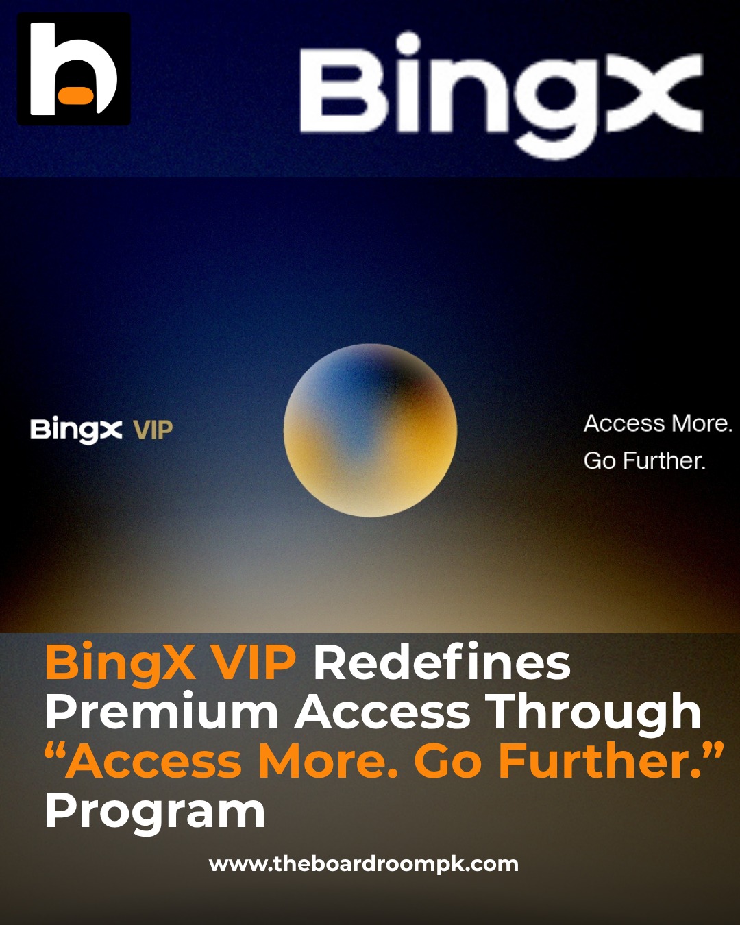 The Boardroom Pakistan Facebook ad: BingX is redefining premium trading experiences with its…