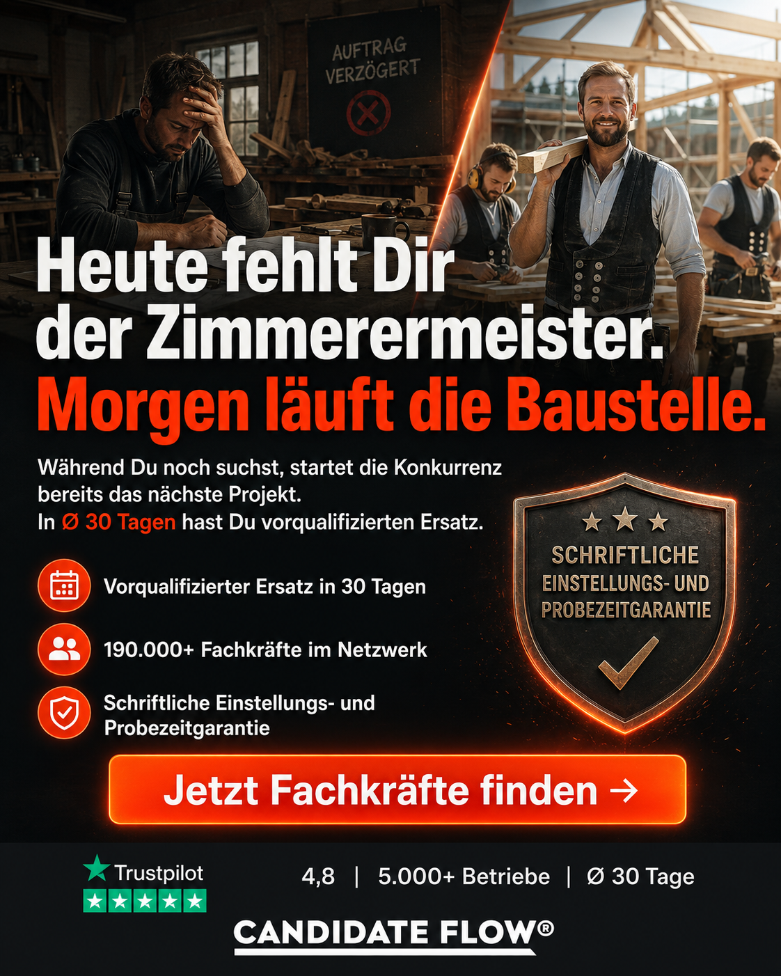 Candidate Flow GmbH - Recruiting Partner für den Mittelstand Facebook ad