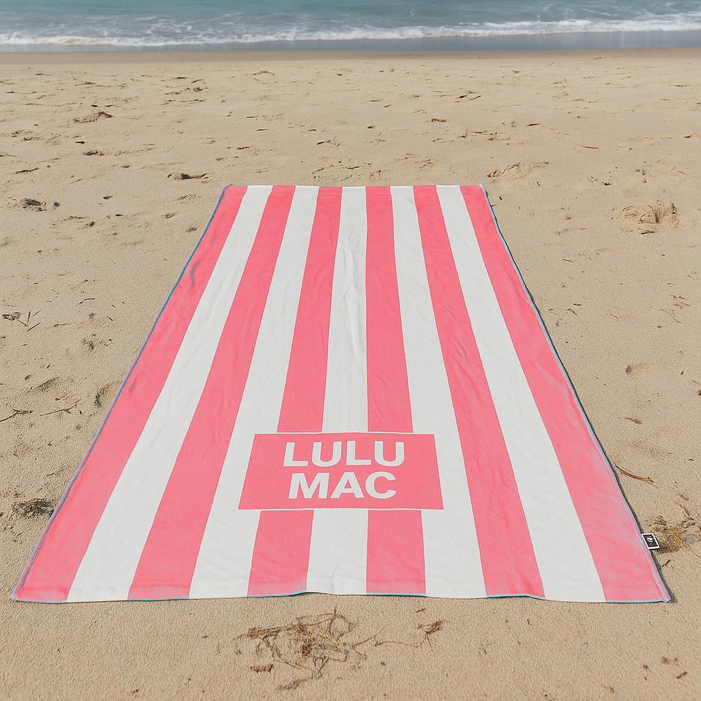 A'Bekah's Boutique Facebook ad: Lulu Mac beach towels are here but they’re…