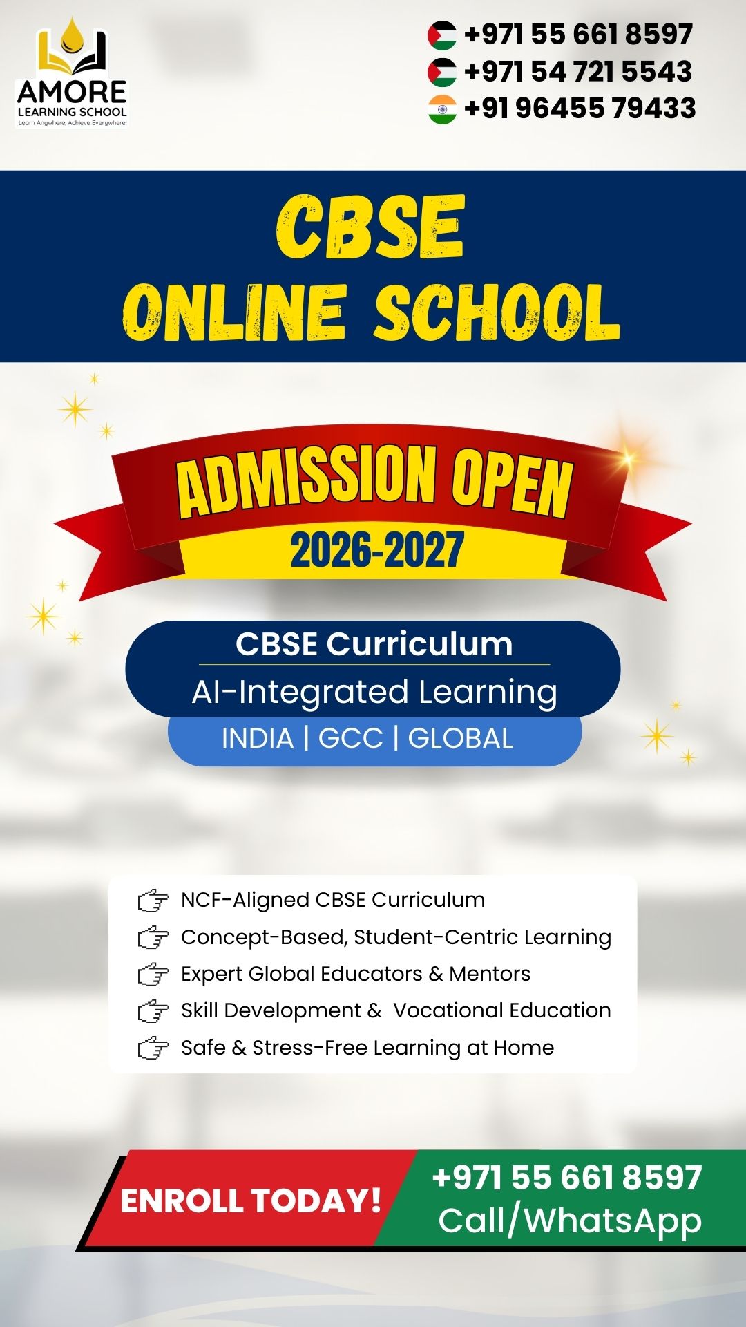 Amore Learning School Facebook ad from Mar 5, 2026