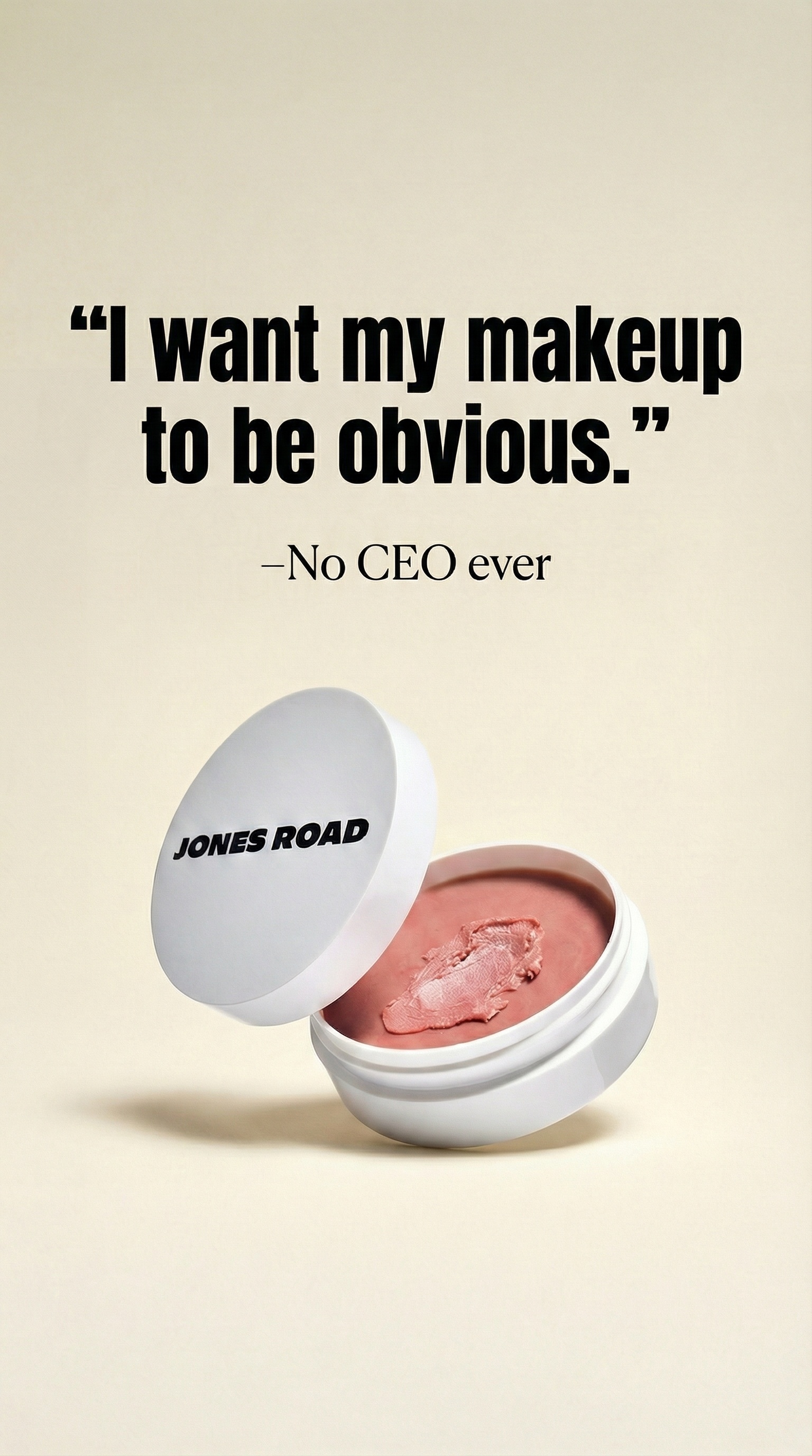 Jones Road Beauty Facebook ad