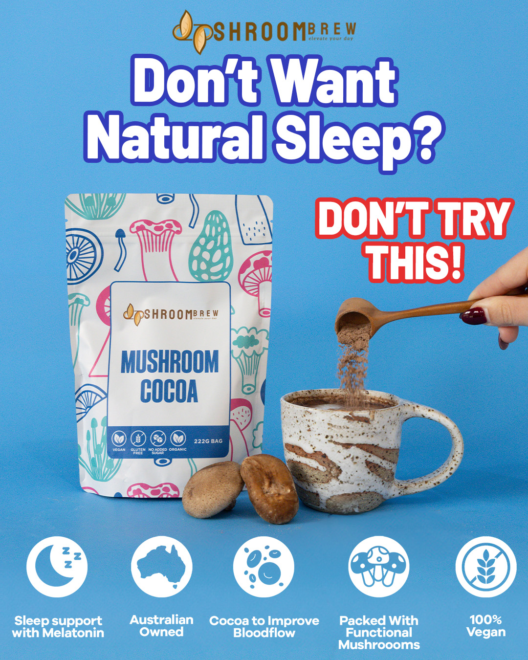 ShroomBrew Facebook ad