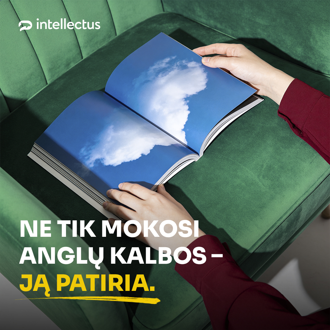 Anglų kalbos mokykla „Intellectus“ Facebook ad
