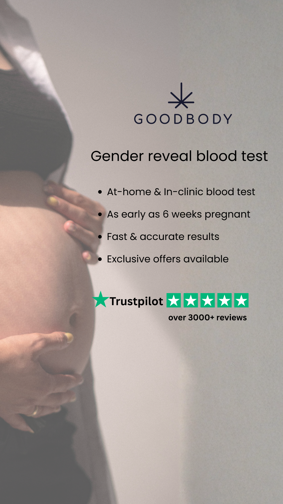 Goodbody - Private Testing Clinic Facebook ad