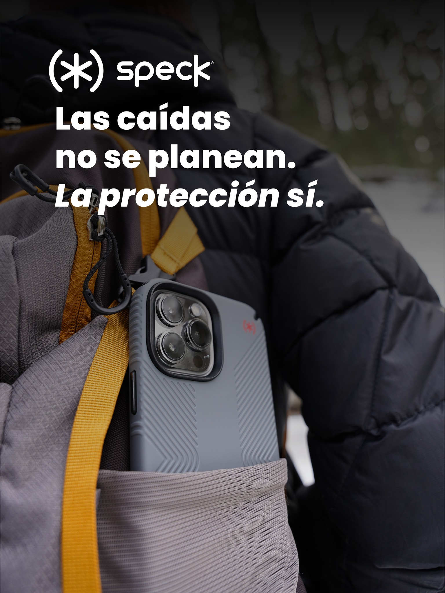 Speck Products MX Facebook ad: Protege tu celular con la funda ideal.