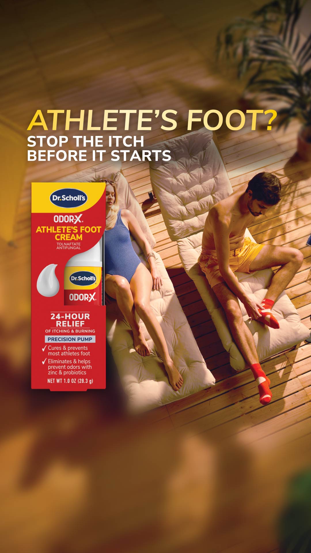 Dr. Scholl's Facebook ad