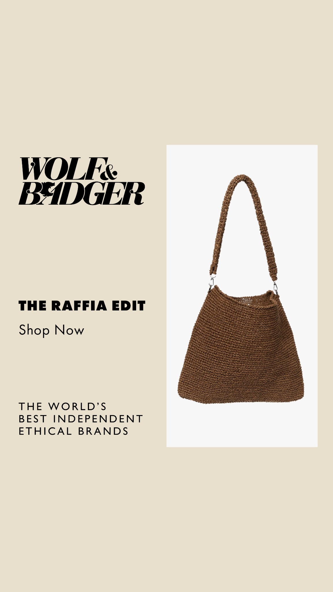 Wolf & Badger Facebook ad