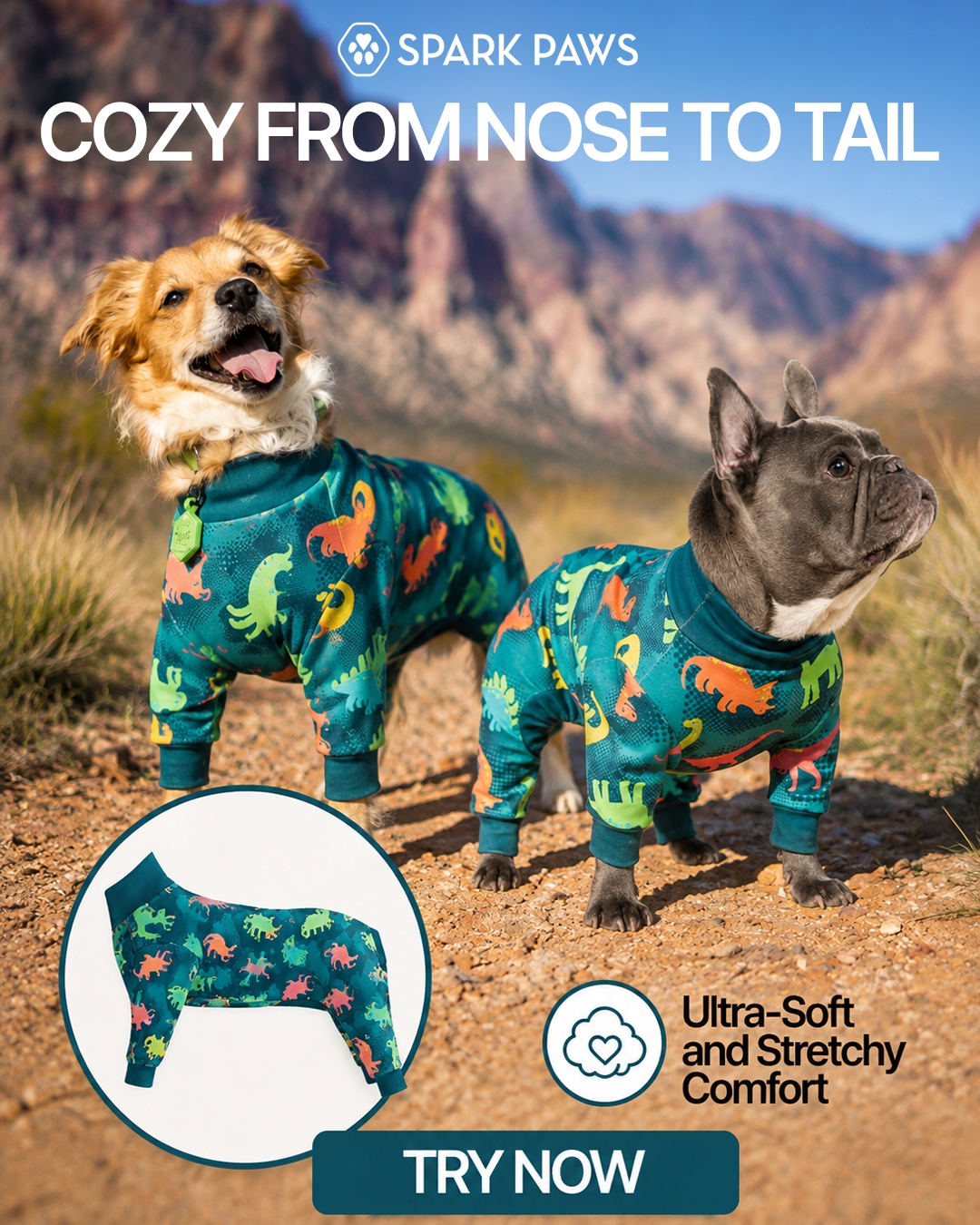 Spark Paws Facebook ad
