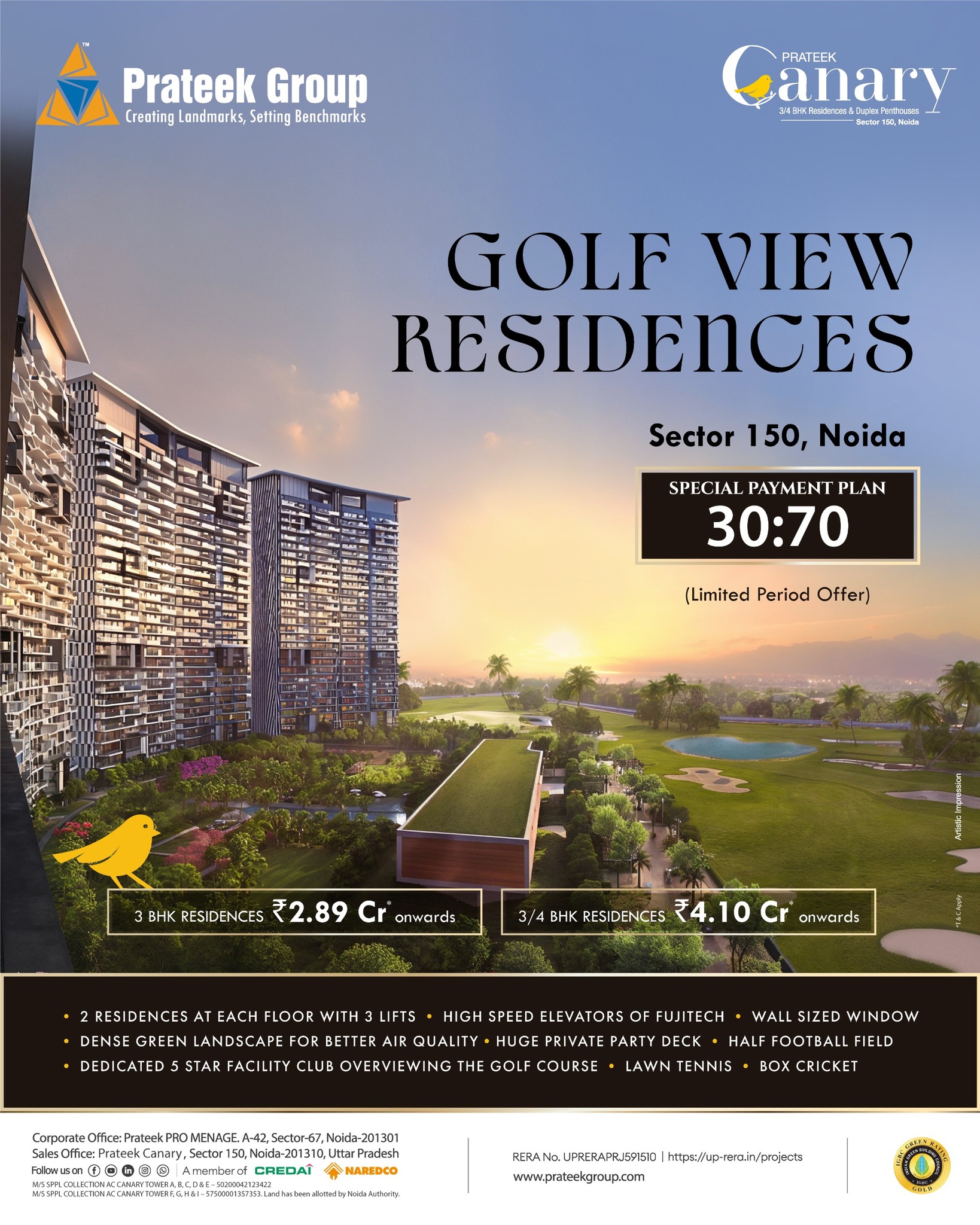 Prateek Group Facebook ad