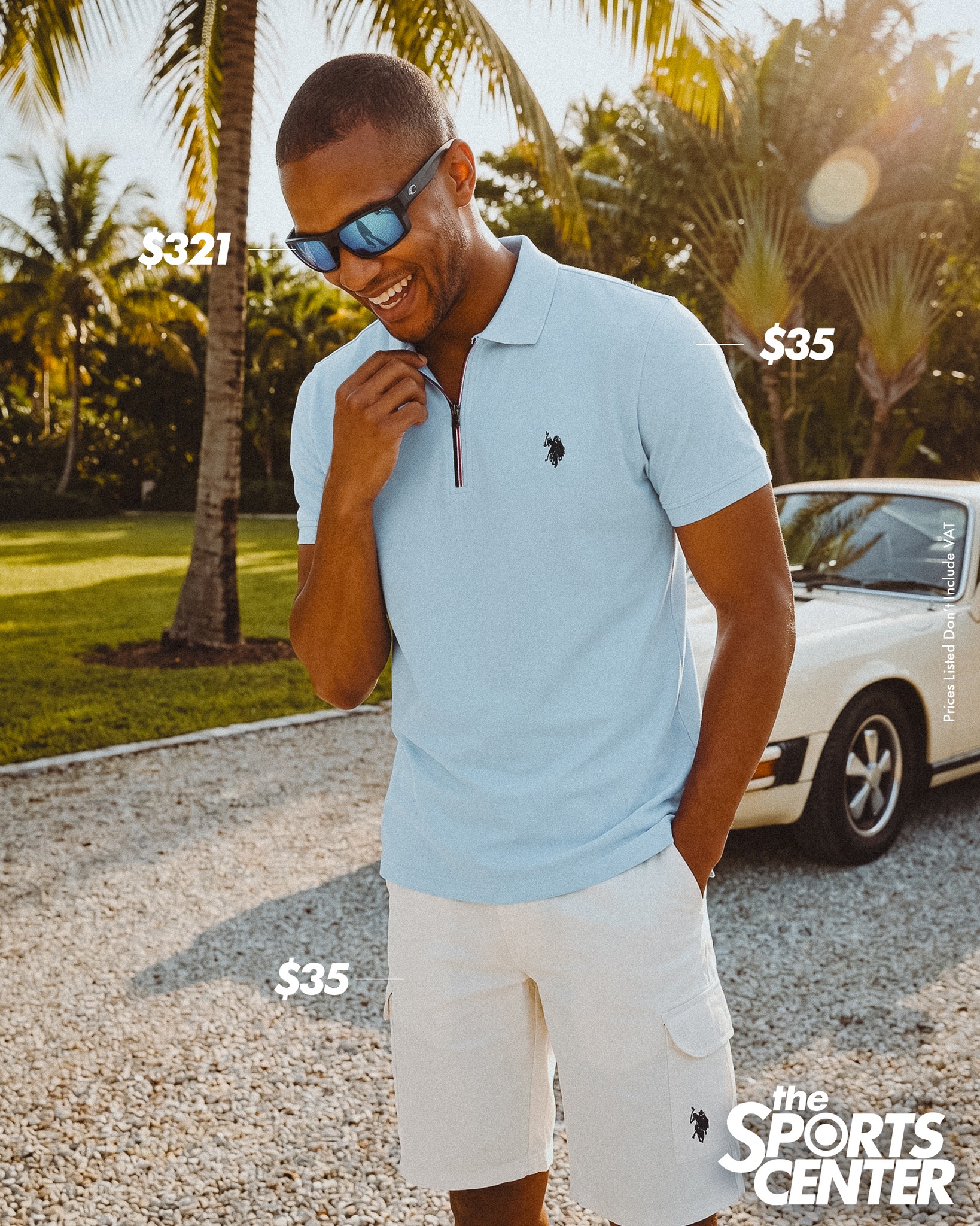 The Sports Center Facebook ad: Men's Fashion Apparel