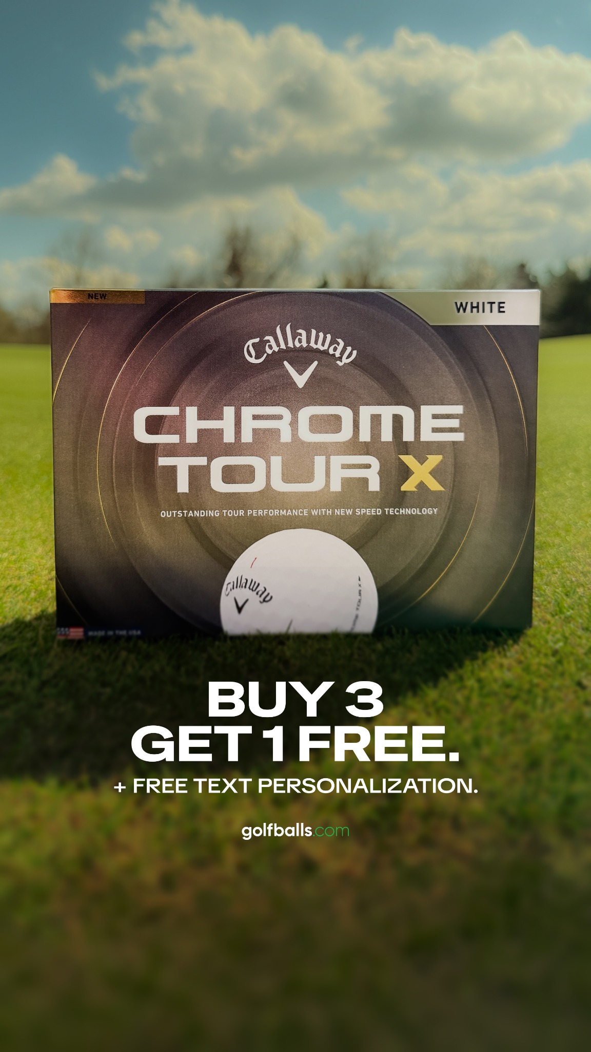 Golfballs.com Facebook ad