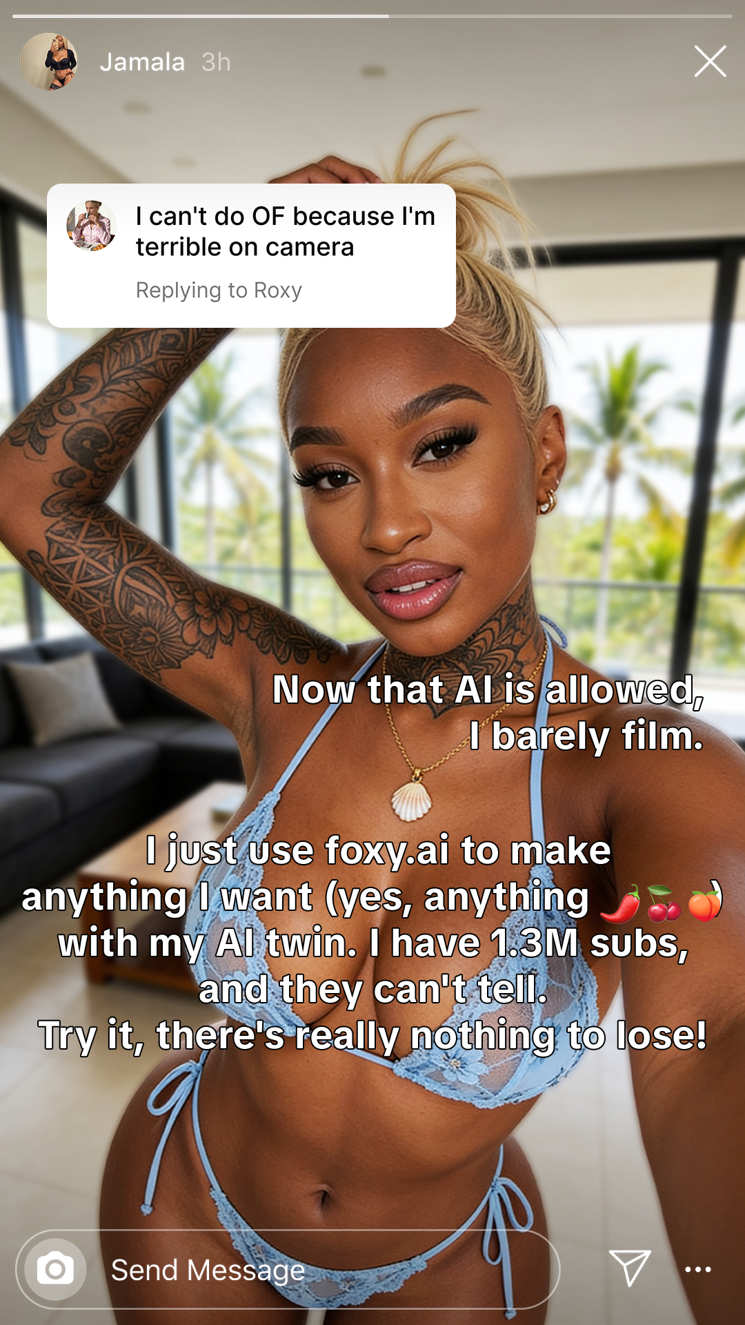 Foxy.ai Facebook ad