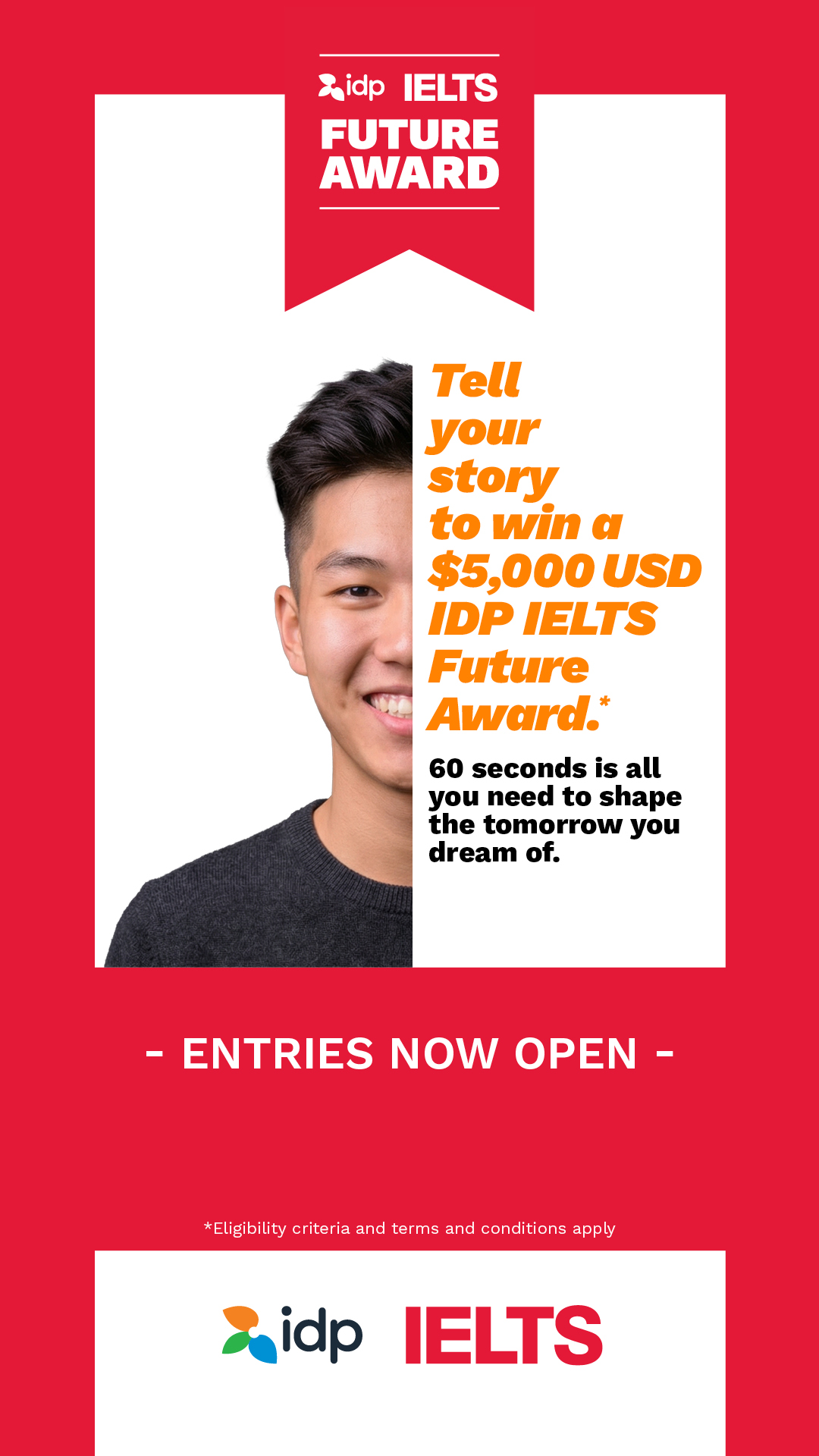 IELTS by IDP Facebook ad