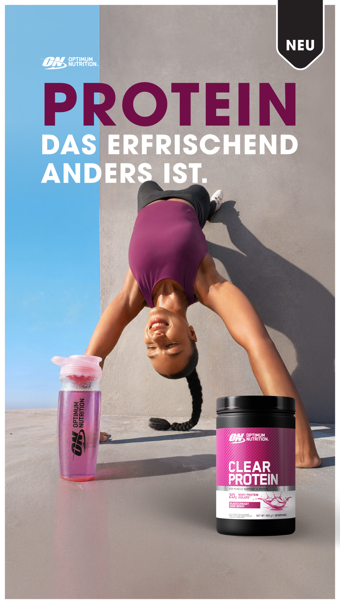 Optimum Nutrition Facebook ad from Jul 1, 2026
