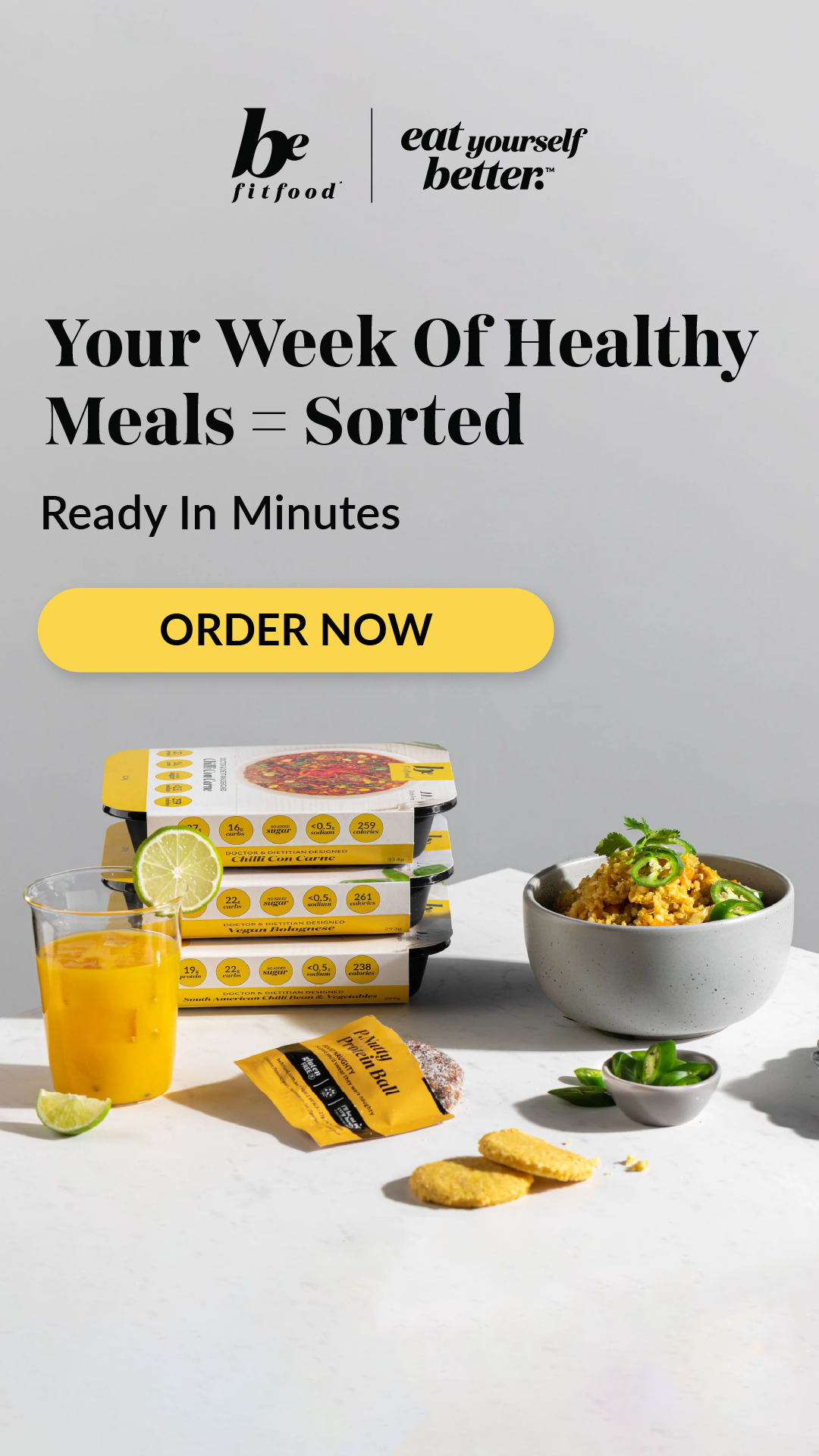 Be Fit Food Facebook ad