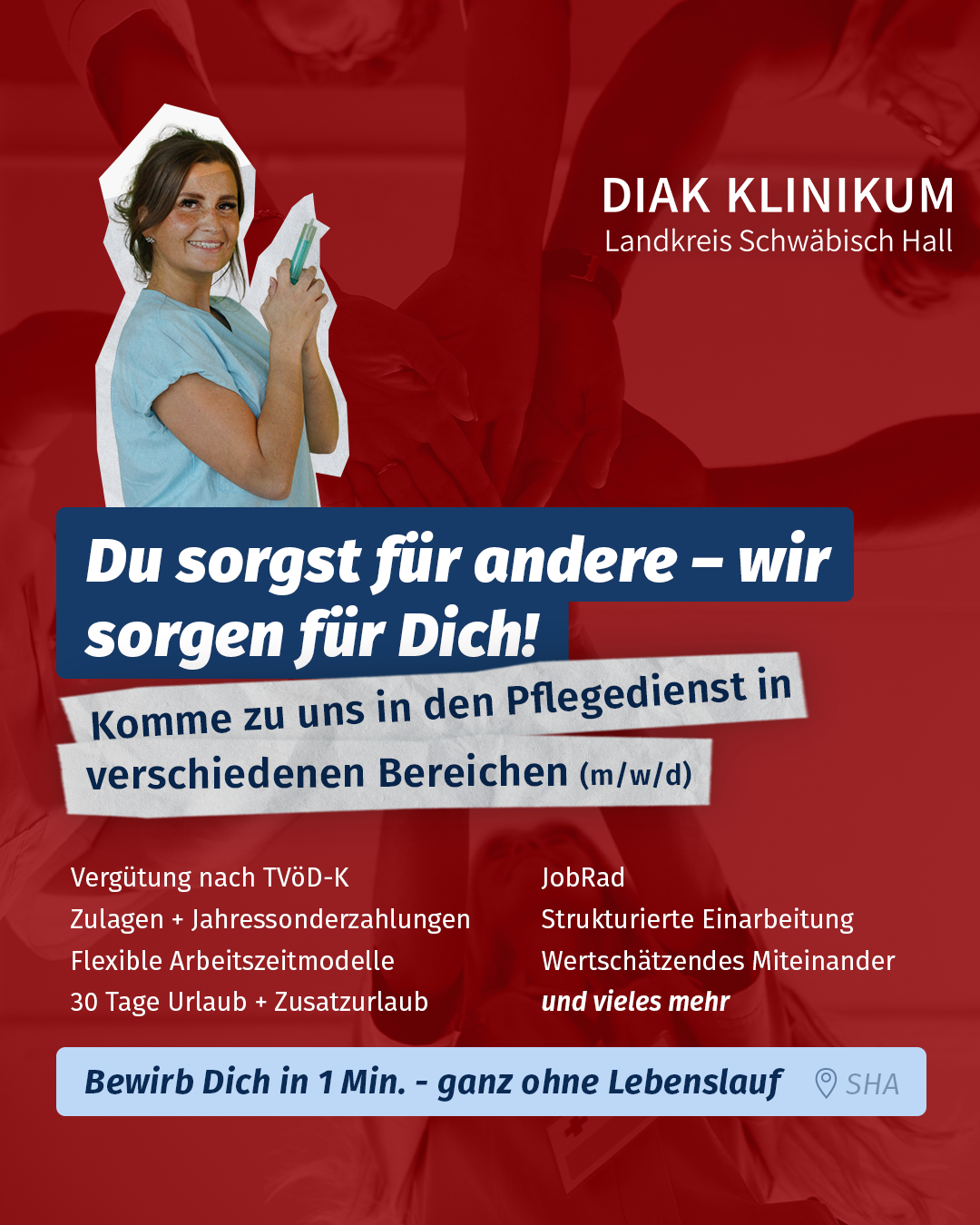 Diak Klinikum Facebook ad from Oct 17, 2025