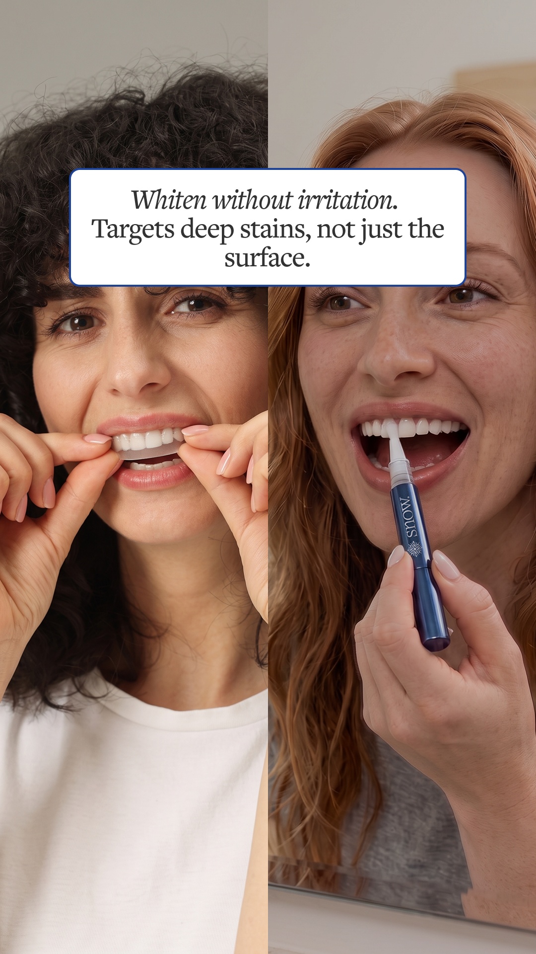 SNOW Teeth Whitening Facebook ad