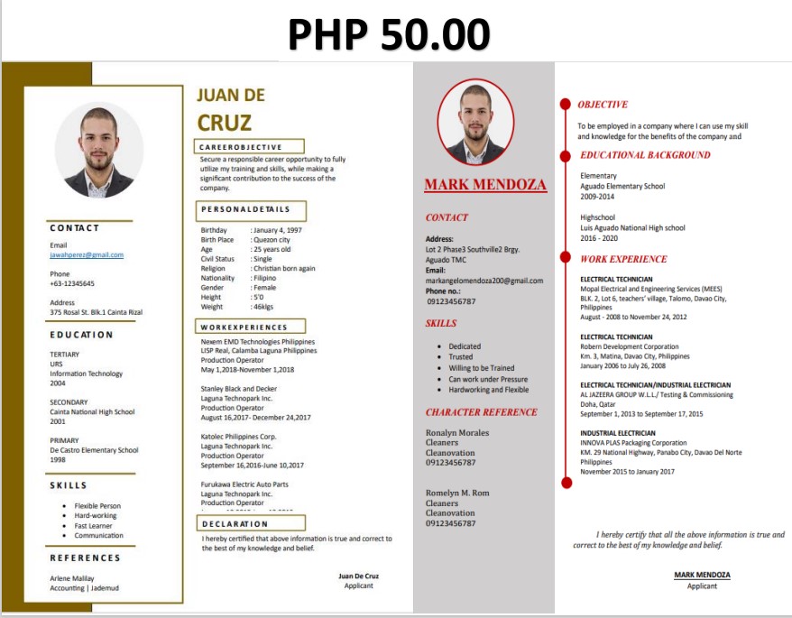 Resume and CV MAKER Facebook ad: RESUME MAKER