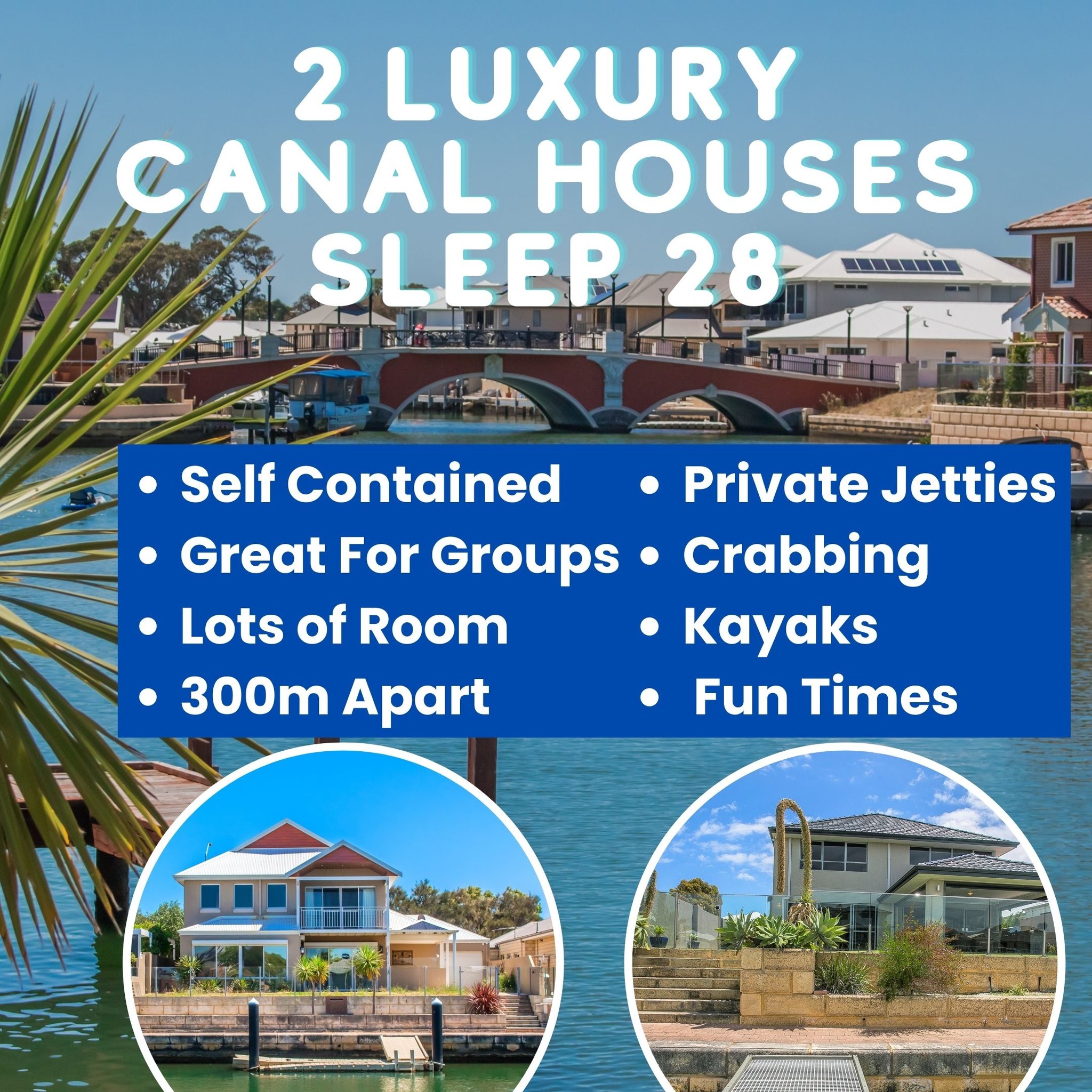 Mandurah Luxury Holiday Homes Facebook ad: Discover why CHILLAX HOUSE and WATERLILY HOUSE scored…