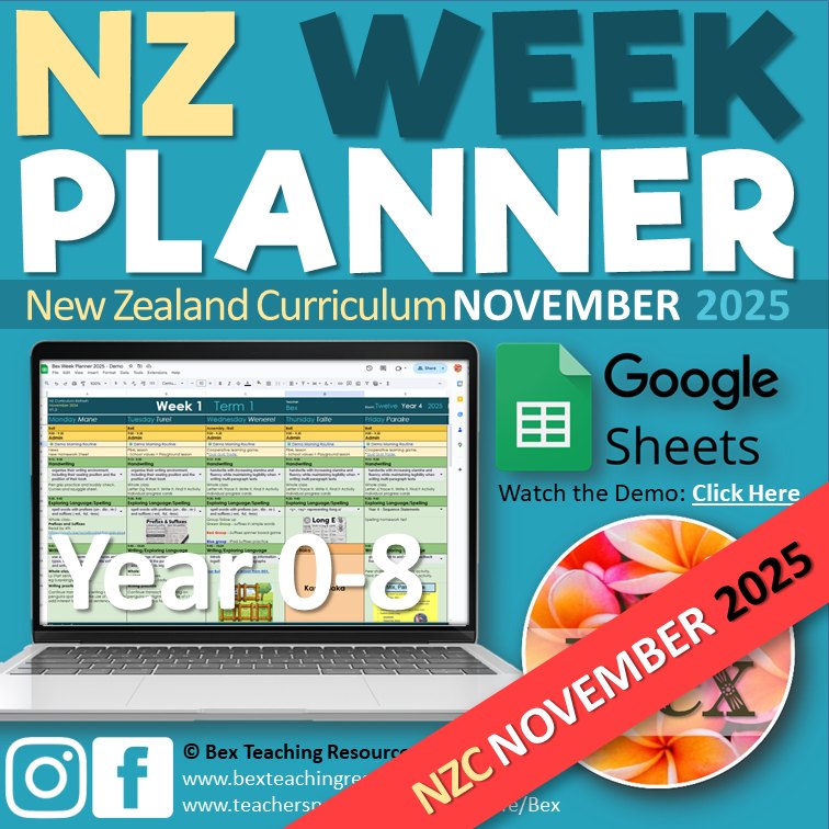 Bex Teaching Resources Facebook ad: Bex 2026 Curriculum Week Planner is here to…